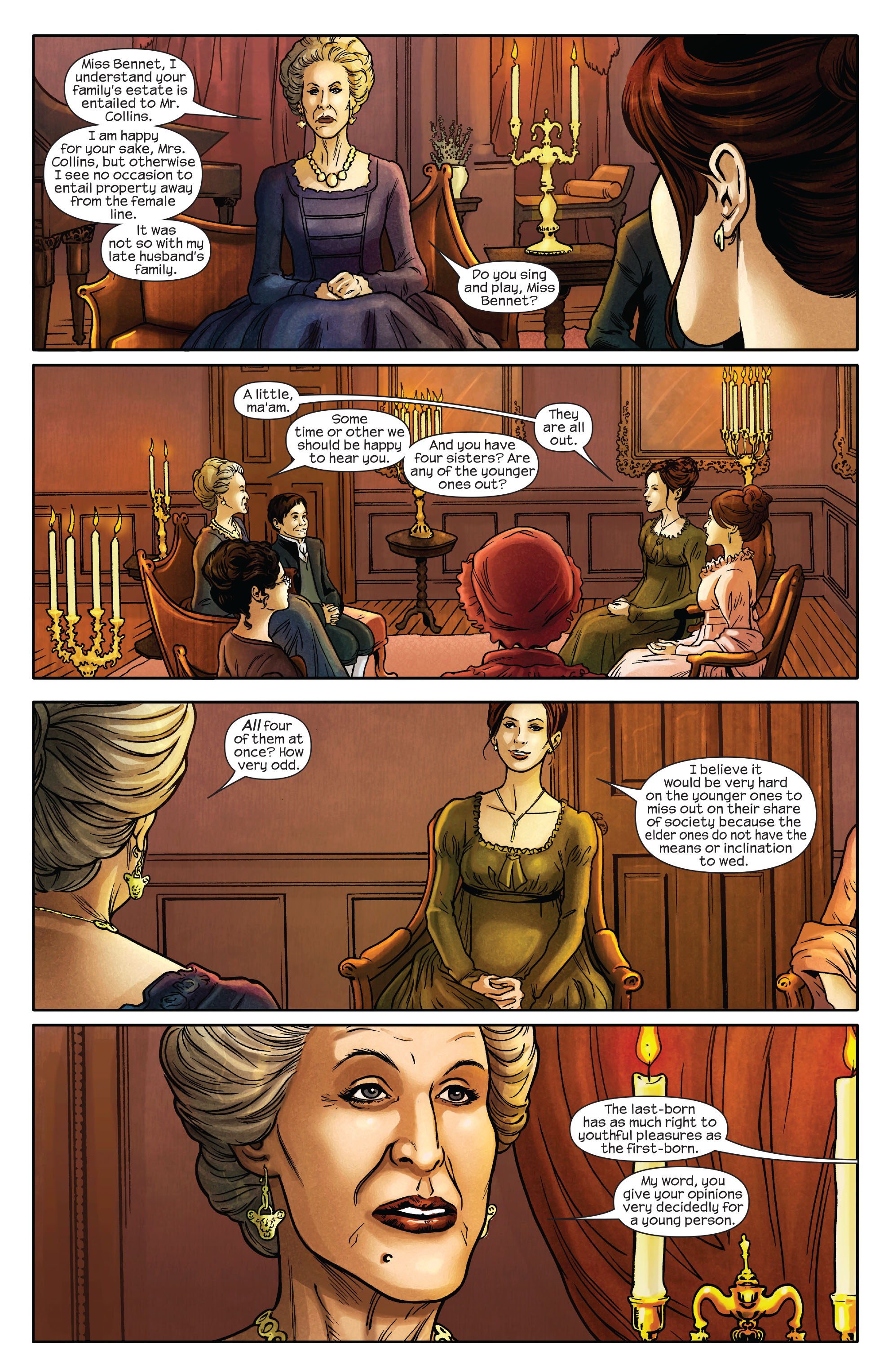 Read online Pride & Prejudice (2009) comic -  Issue #3 - 13