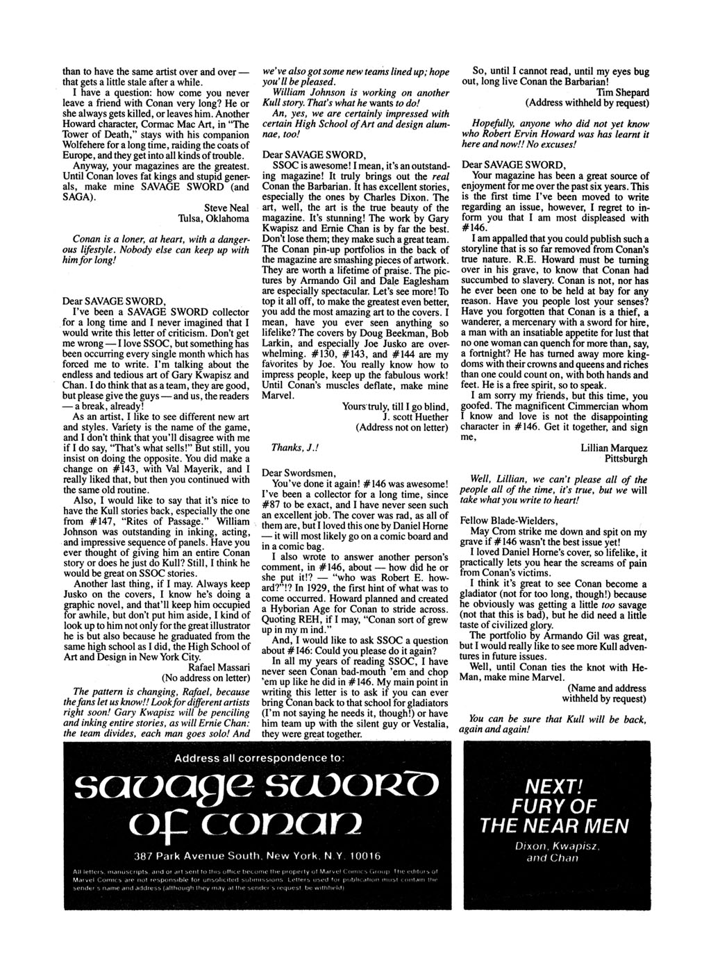 Read online The Savage Sword Of Conan comic -  Issue #150 - 5