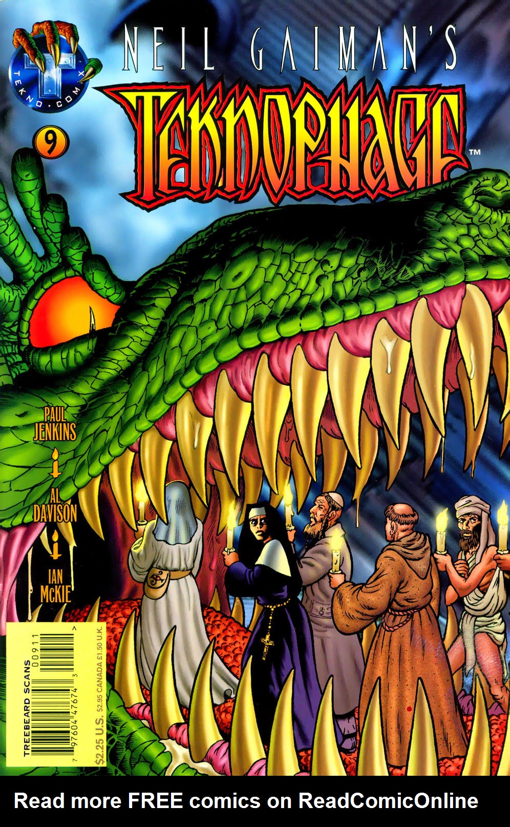 Read online Neil Gaiman's Teknophage comic -  Issue #9 - 1
