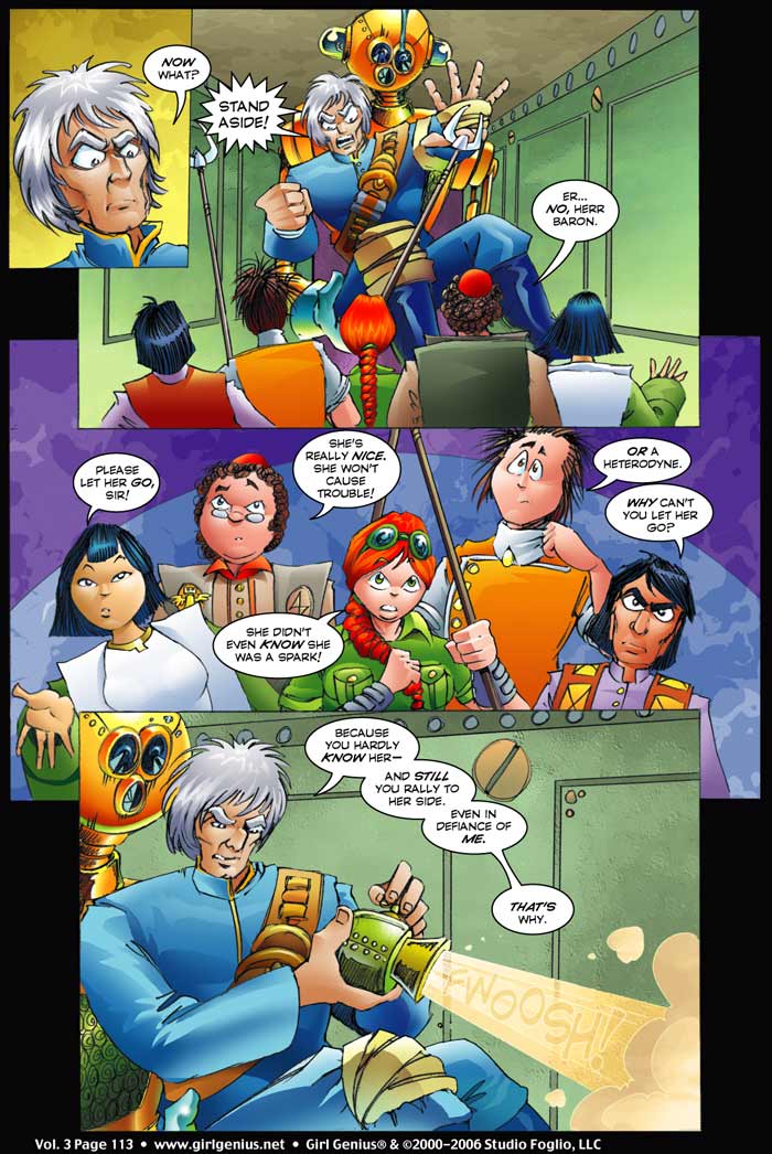 Read online Girl Genius (2002) comic -  Issue #3 - 111
