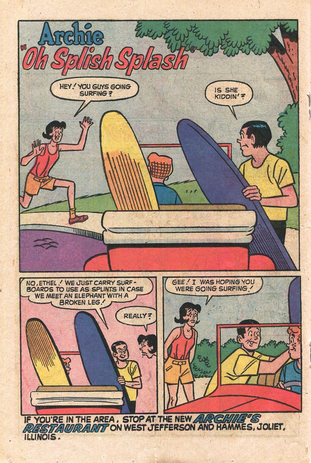 Read online Archie's TV Laugh-Out comic -  Issue #28 - 18