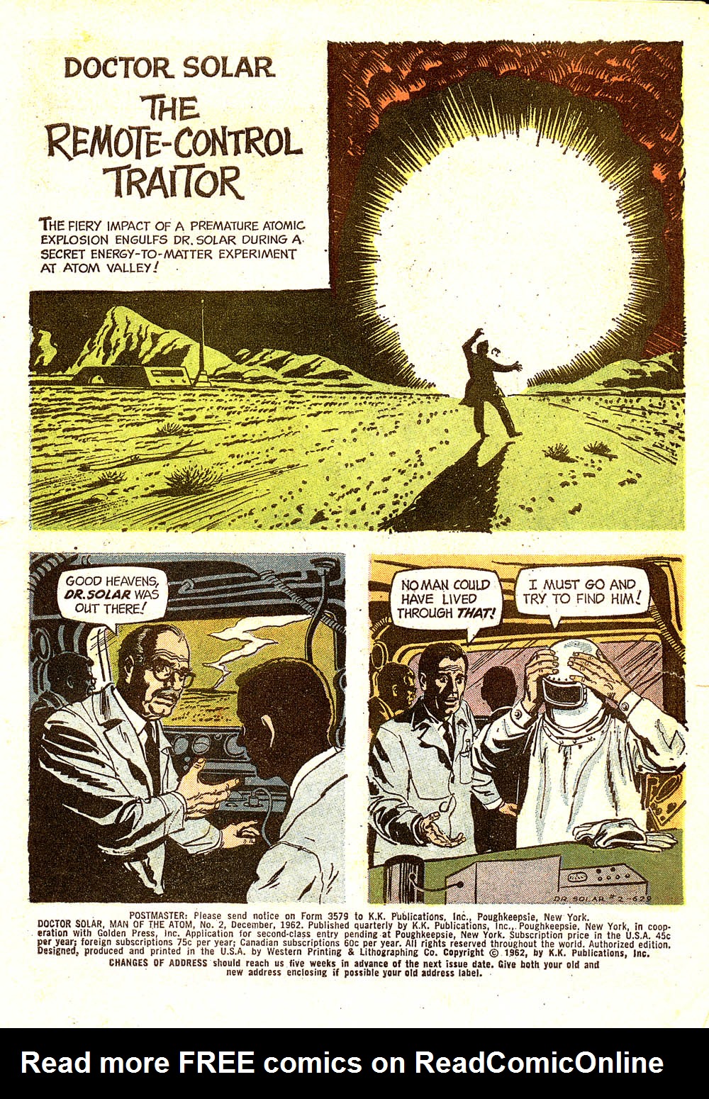 Read online Doctor Solar, Man of the Atom (1962) comic -  Issue #2 - 3