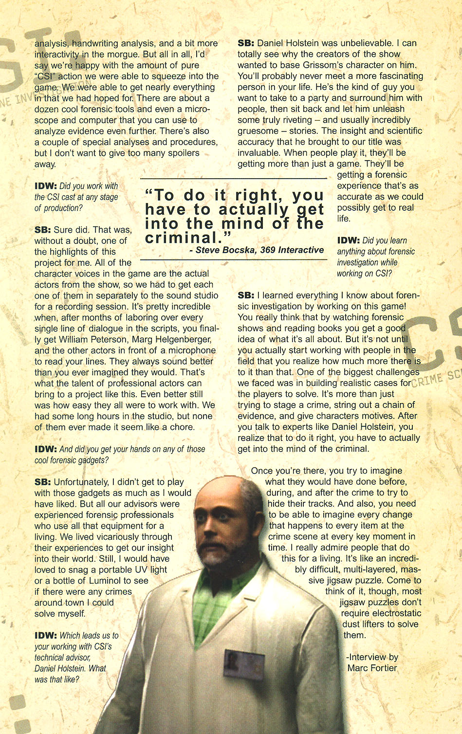 Read online CSI: Crime Scene Investigation comic -  Issue #4 - 30