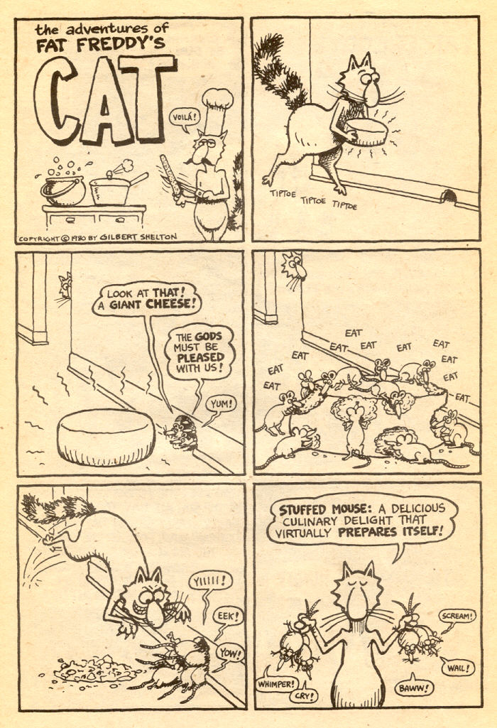Read online Adventures of Fat Freddy's Cat comic -  Issue #5 - 45