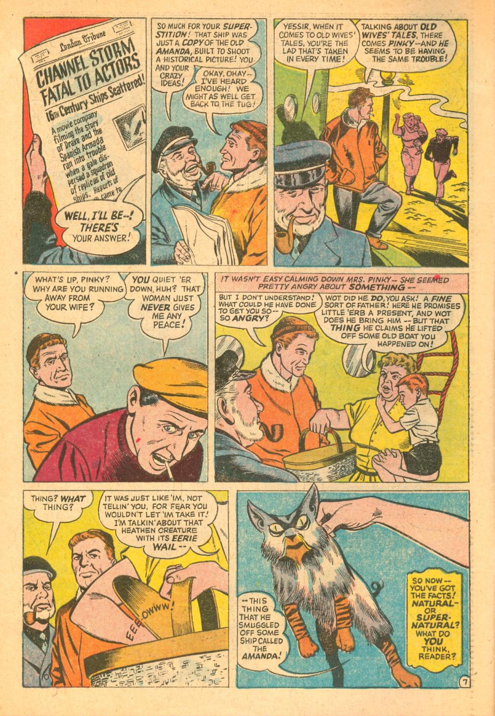 Read online Adventures Into The Unknown comic -  Issue #68 - 10