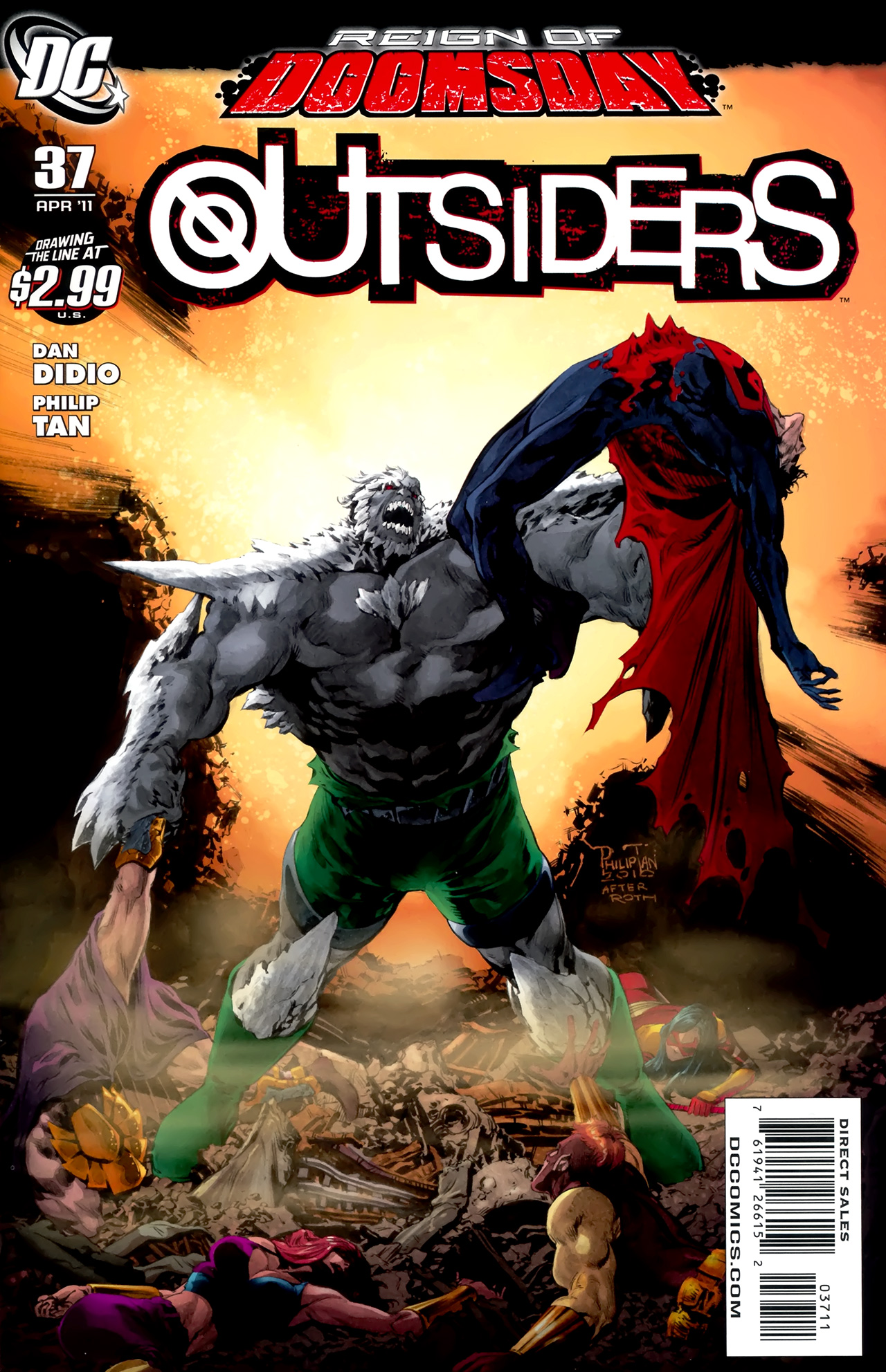 Read online The Outsiders (2009) comic -  Issue #37 - 1