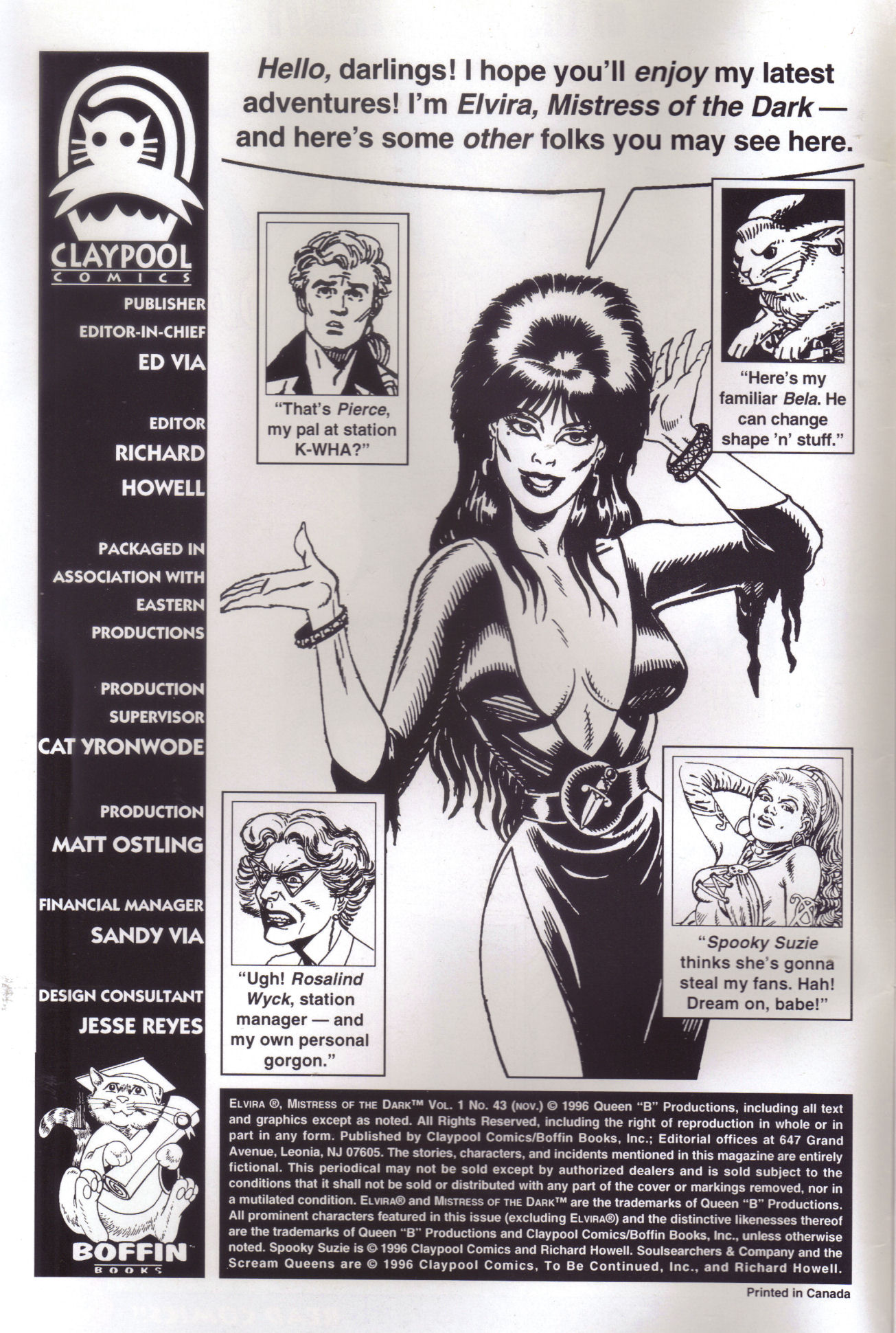 Read online Elvira, Mistress of the Dark comic -  Issue #43 - 2
