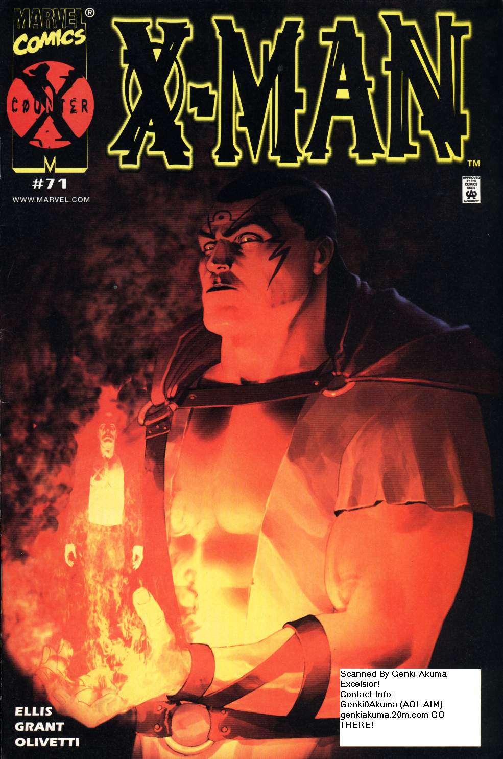 Read online X-Man comic -  Issue #71 - 1