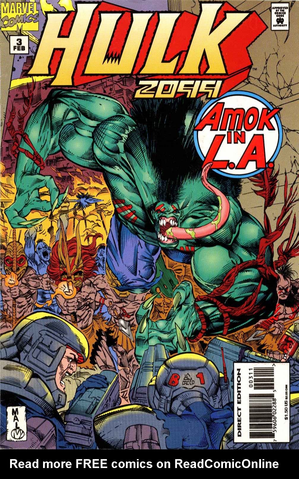 Read online Hulk 2099 comic -  Issue #3 - 1