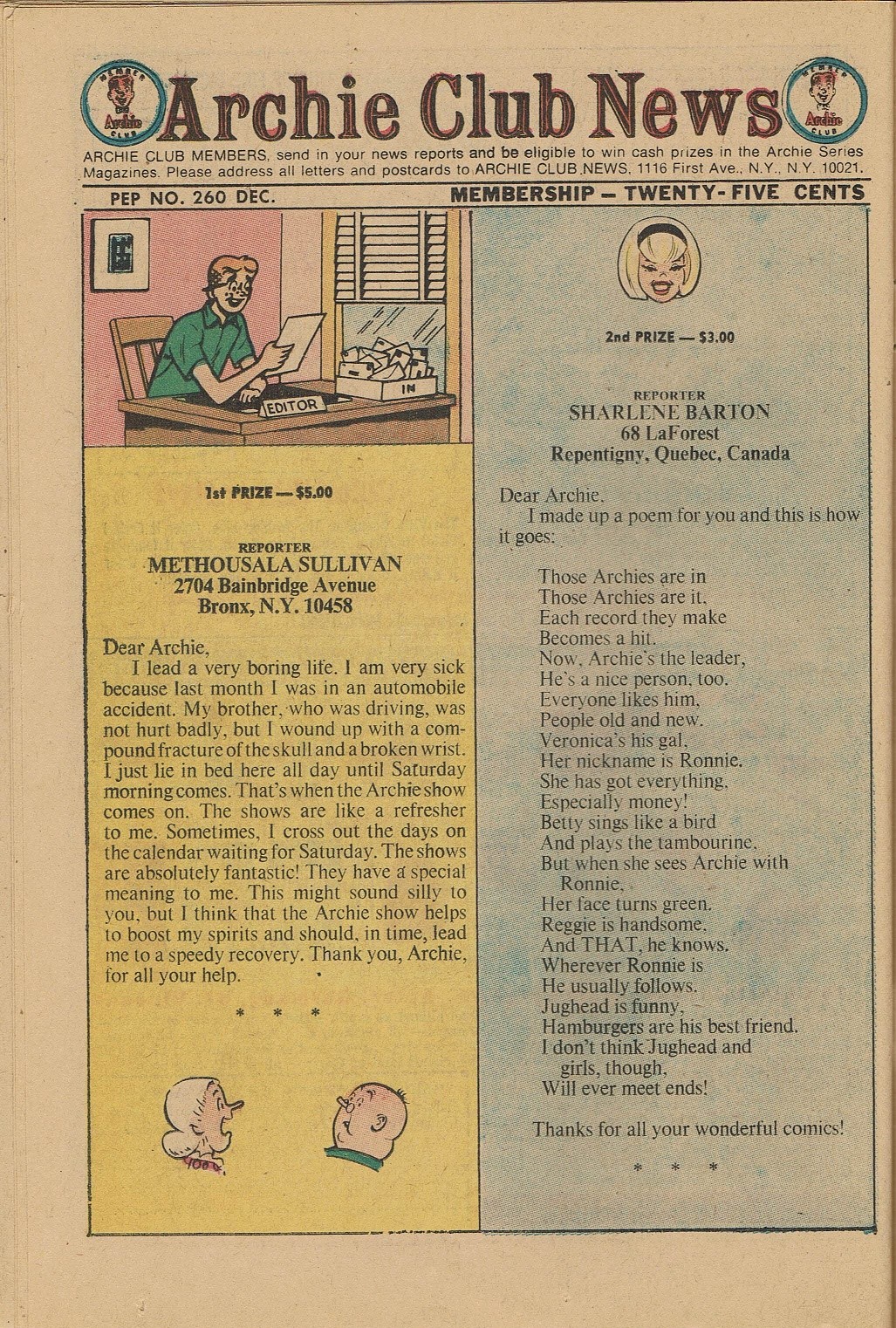 Read online Pep Comics comic -  Issue #260 - 26