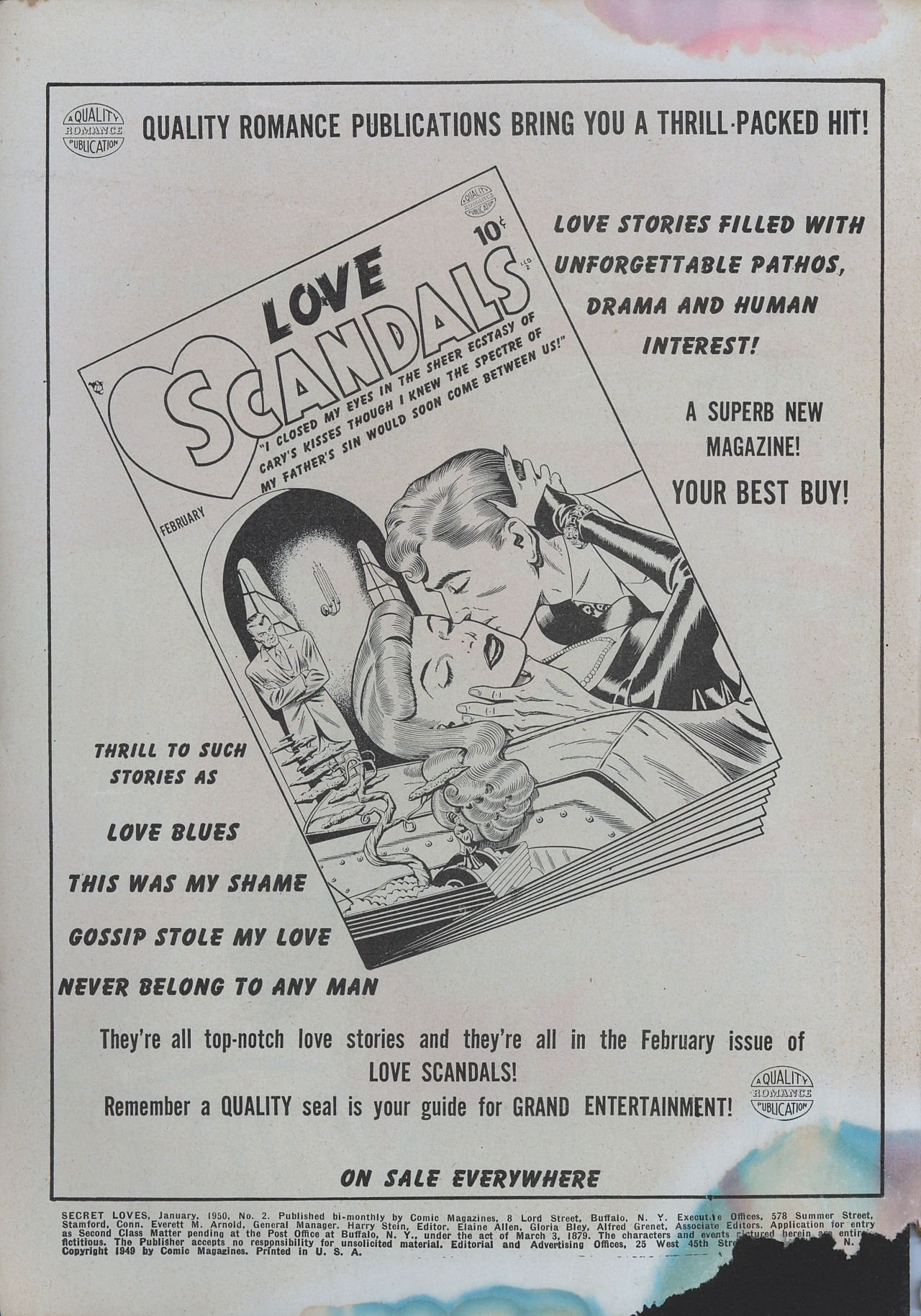 Read online Secret Loves comic -  Issue #2 - 3