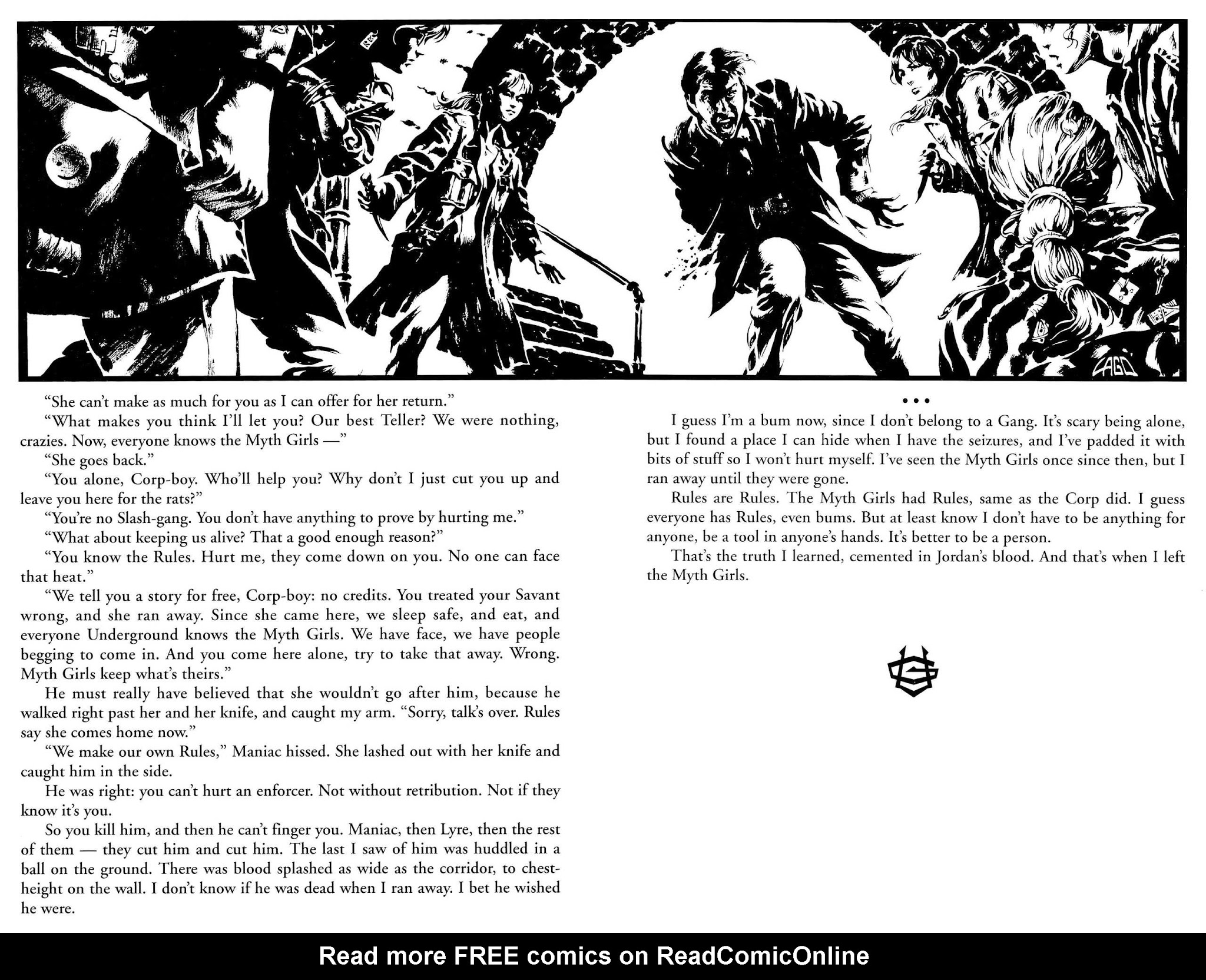 Read online Andrew Vachss' Underground comic -  Issue #4 - 21