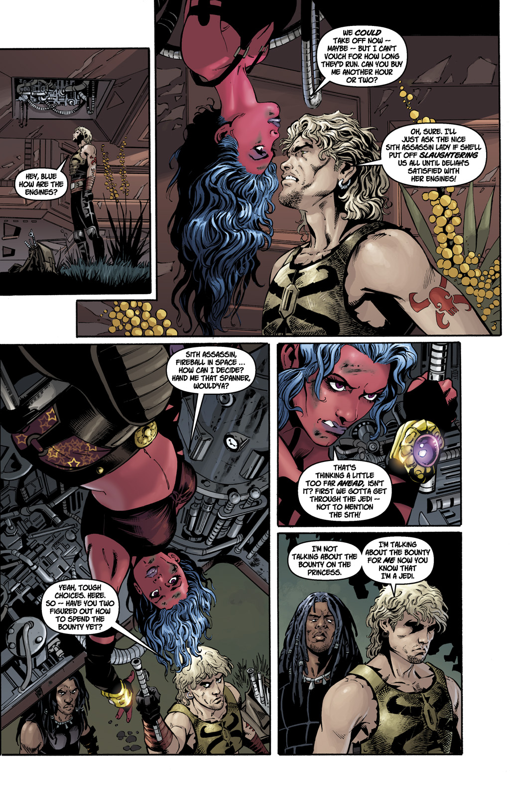 Read online Star Wars: Legacy (2006) comic -  Issue #6 - 7