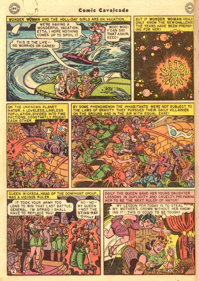 Read online Comic Cavalcade comic -  Issue #25 - 4