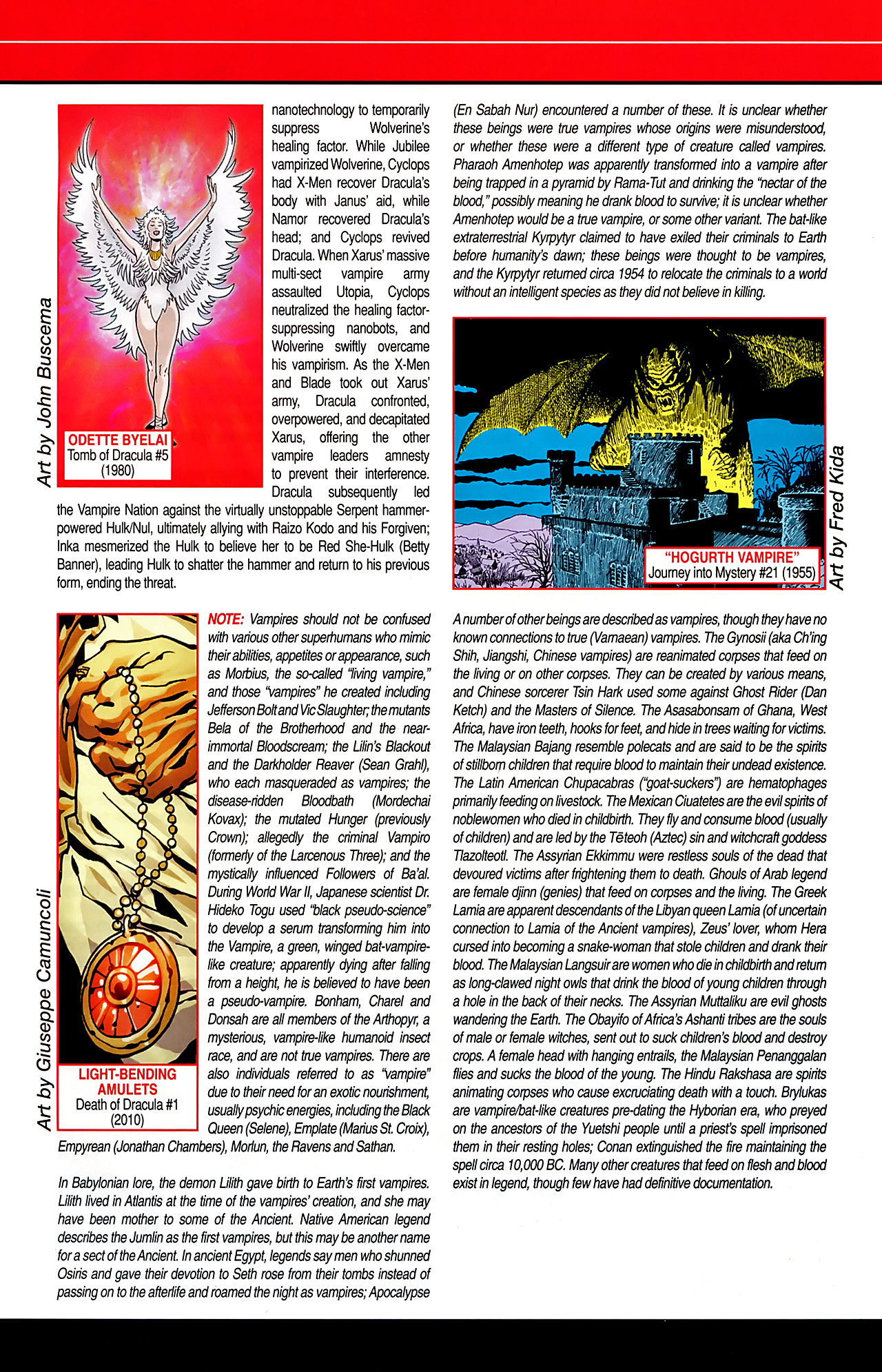 Read online Vampires: The Marvel Undead comic -  Issue # Full - 43