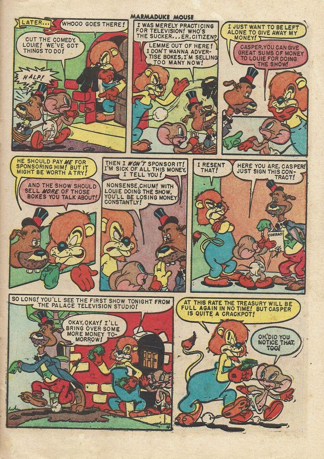 Read online Marmaduke Mouse comic -  Issue #29 - 31