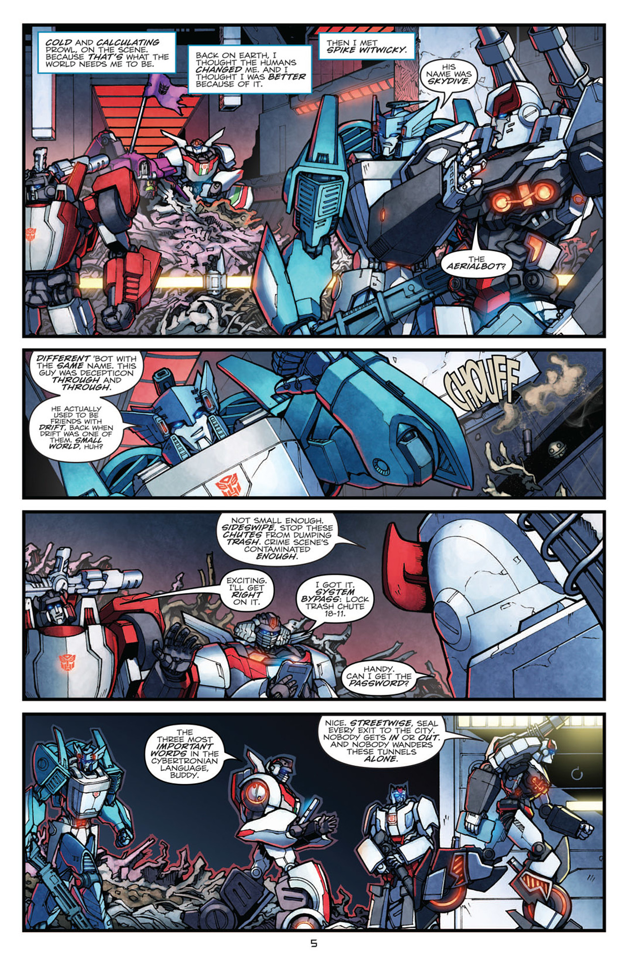 Read online Transformers: Robots In Disguise (2012) comic -  Issue #4 - 8