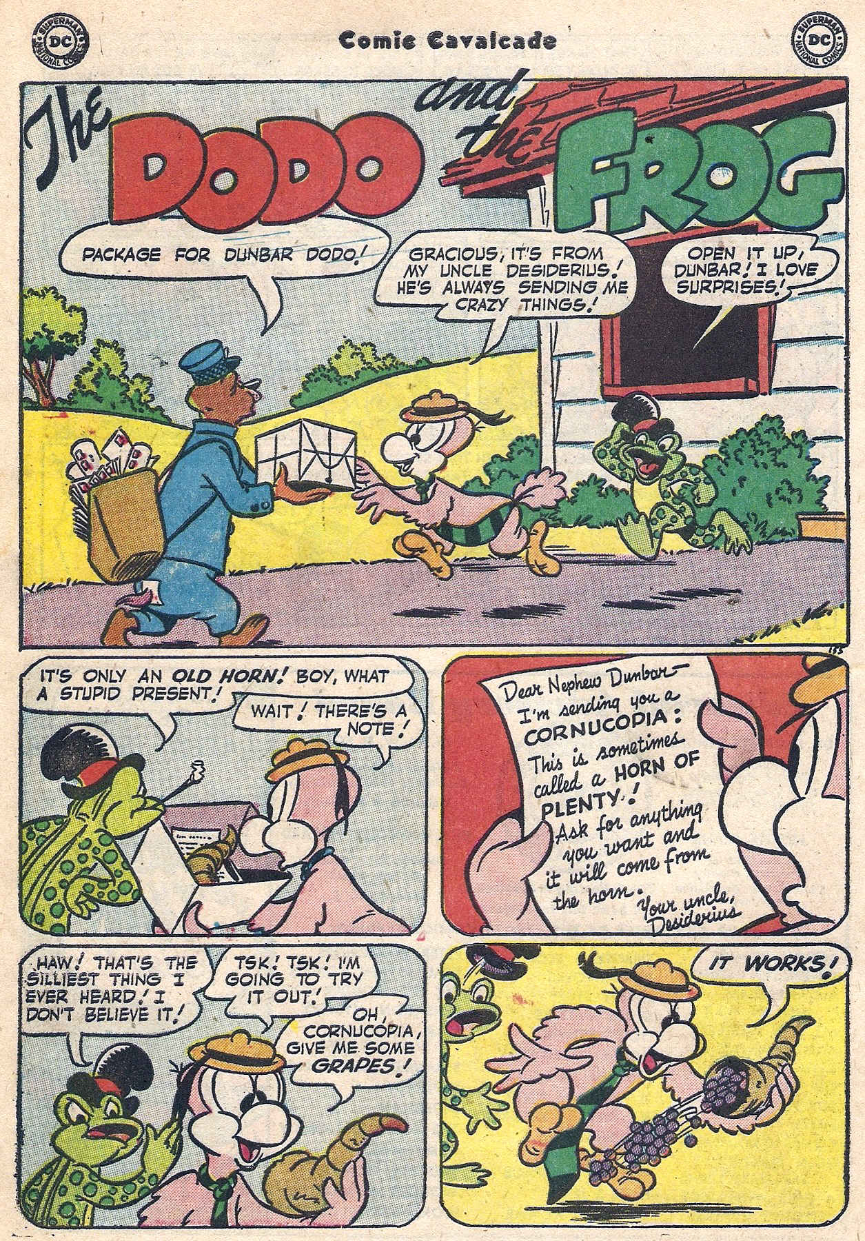 Read online Comic Cavalcade comic -  Issue #56 - 16