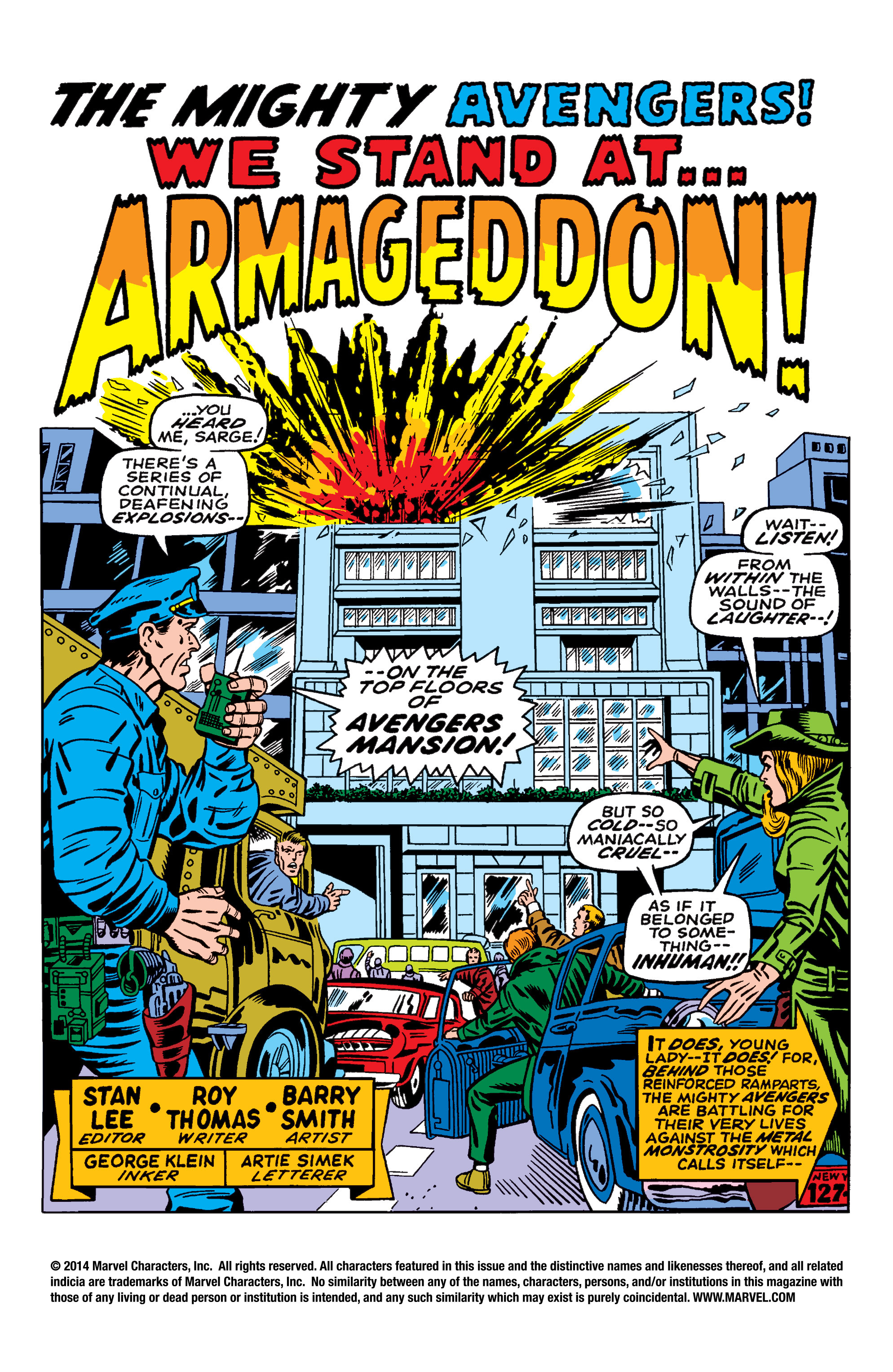 Read online Marvel Masterworks: The Avengers comic -  Issue # TPB 7 (Part 2) - 69