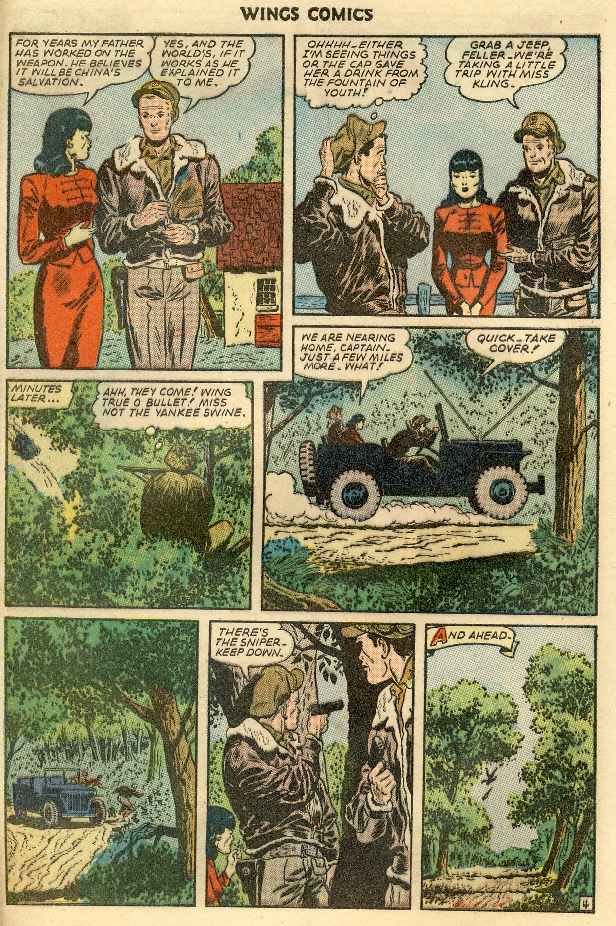 Read online Wings Comics comic -  Issue #59 - 6