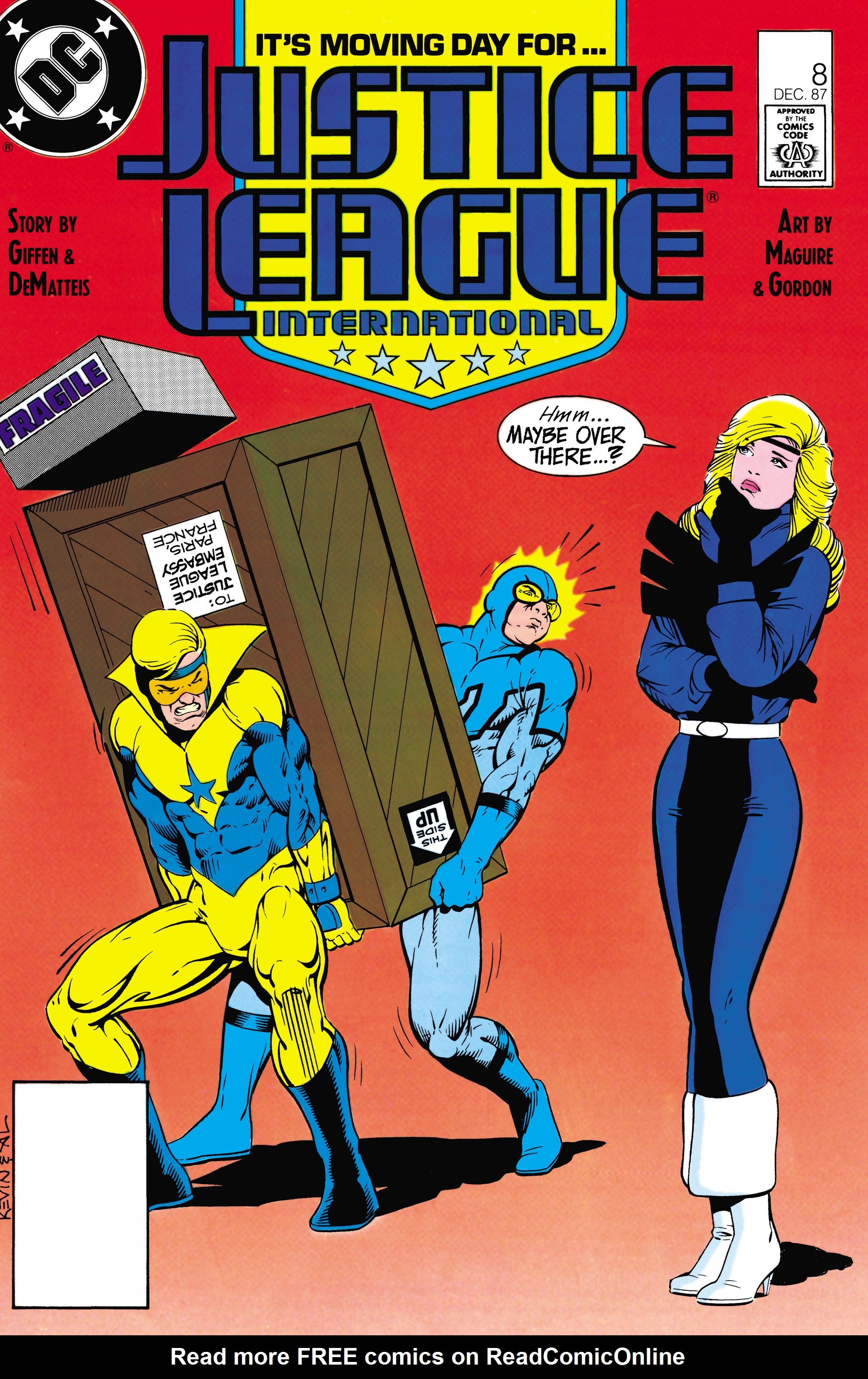 Read online Justice League International (1987) comic -  Issue #8 - 1