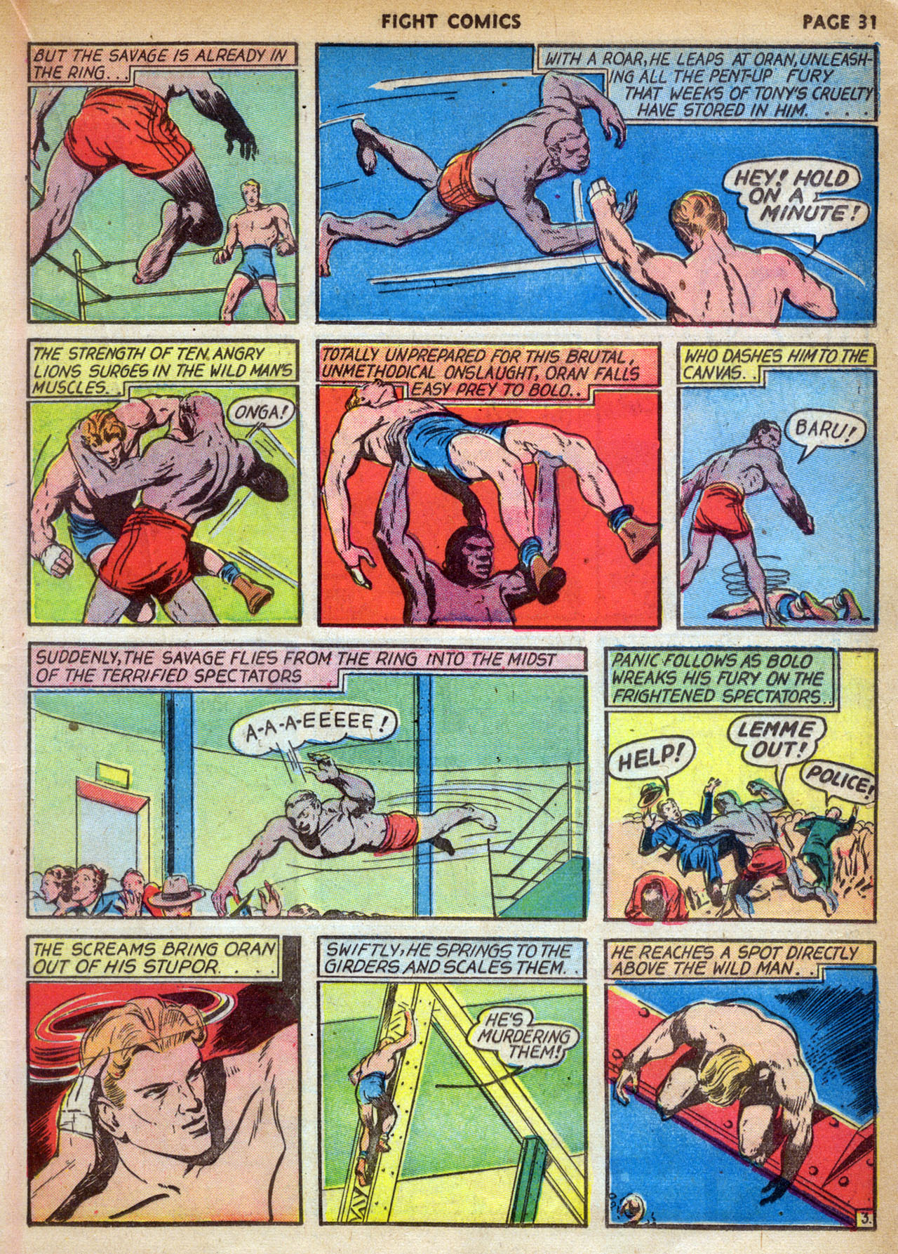 Read online Fight Comics comic -  Issue #8 - 33