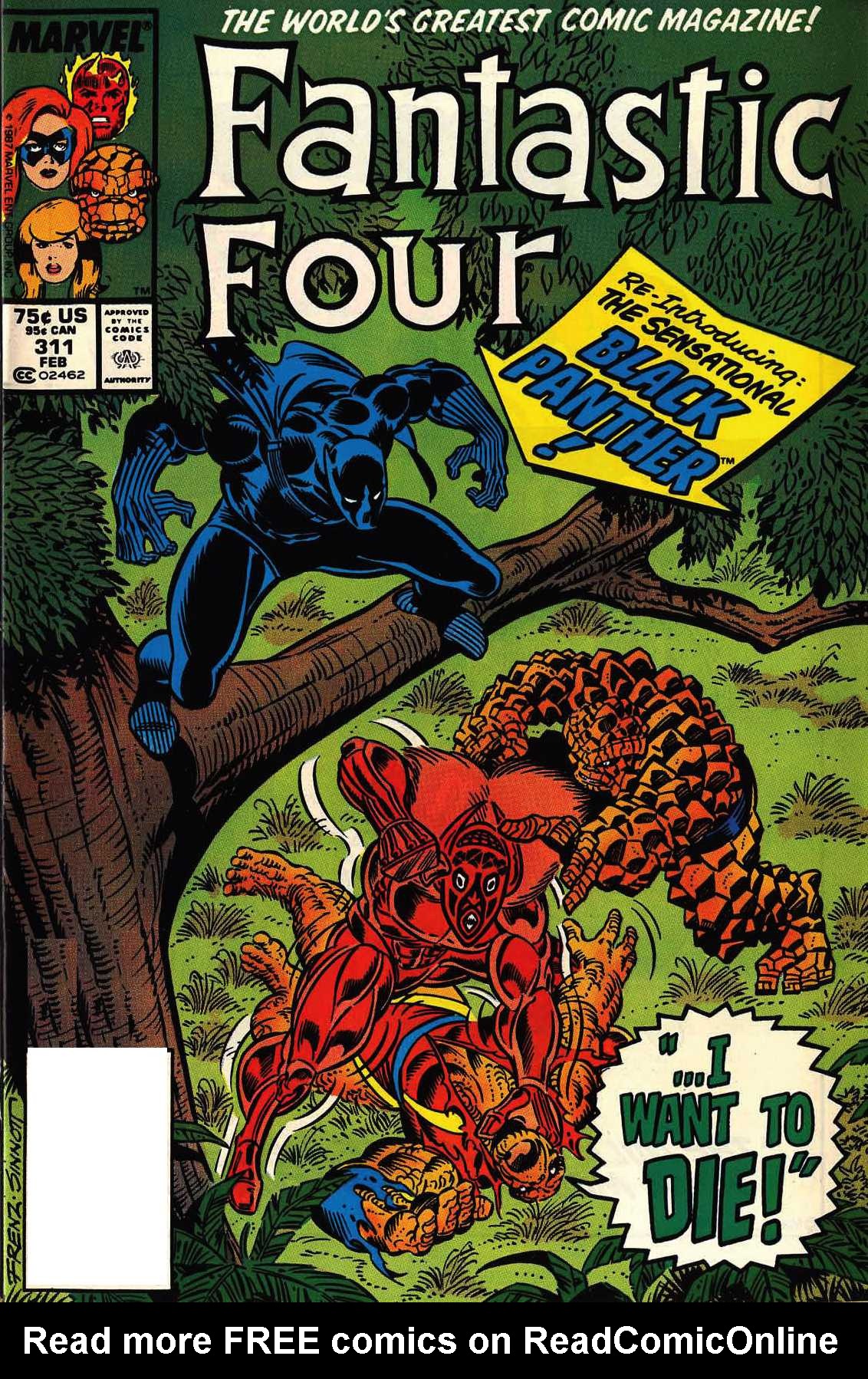 Read online Fantastic Four (1961) comic -  Issue #311 - 1