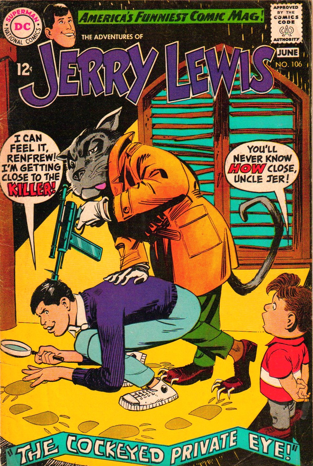 Read online The Adventures of Jerry Lewis comic -  Issue #106 - 1