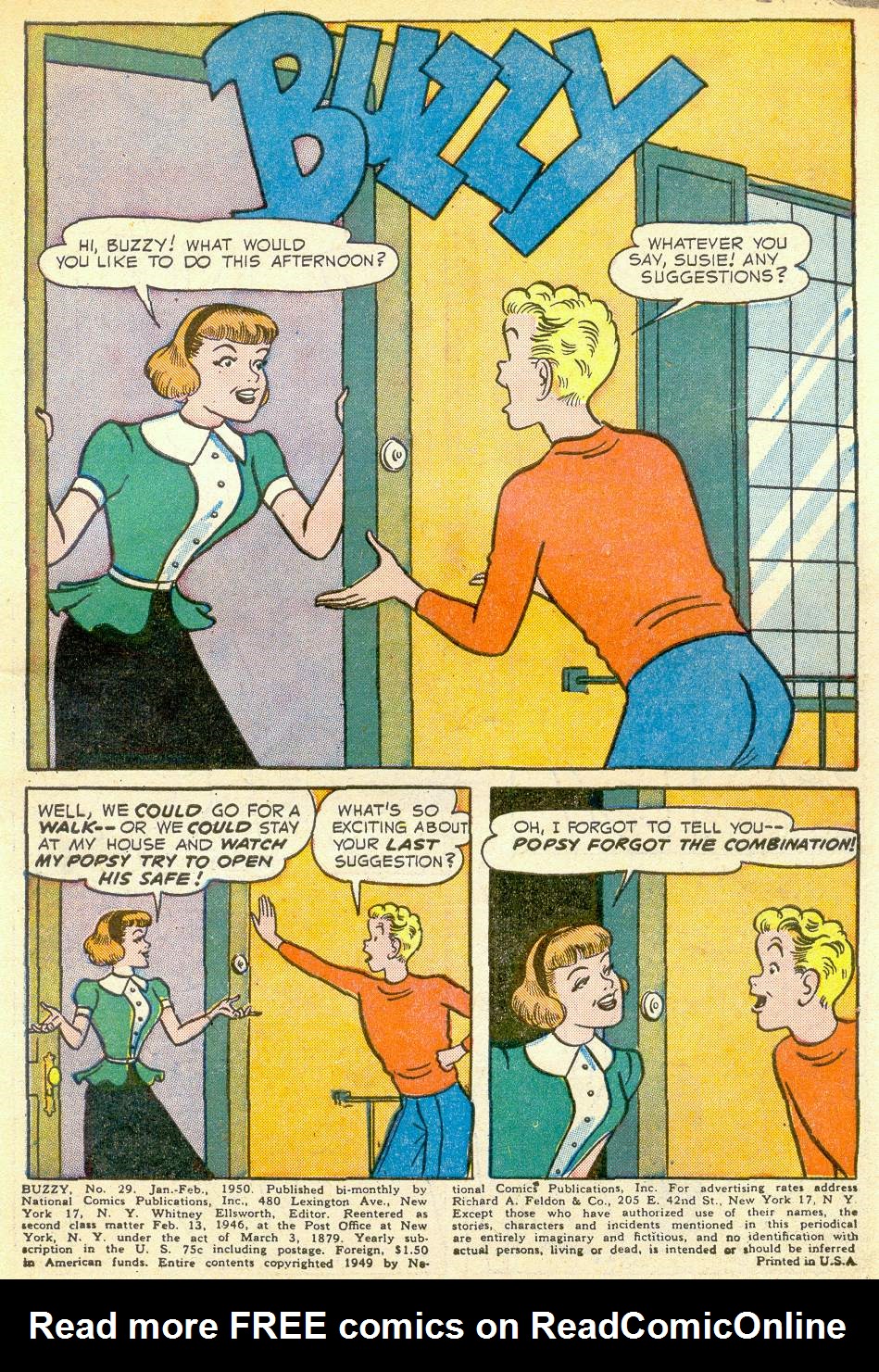 Read online Buzzy comic -  Issue #29 - 3