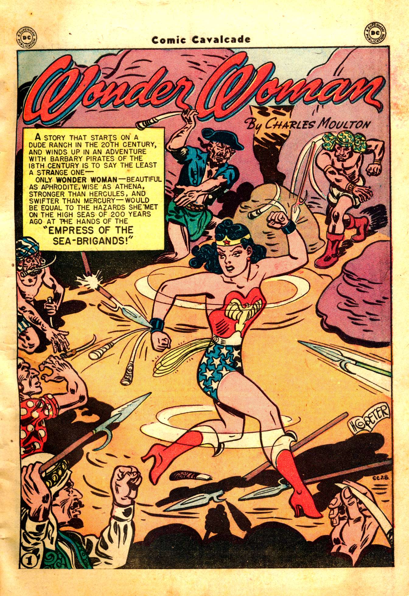 Read online Comic Cavalcade comic -  Issue #24 - 3