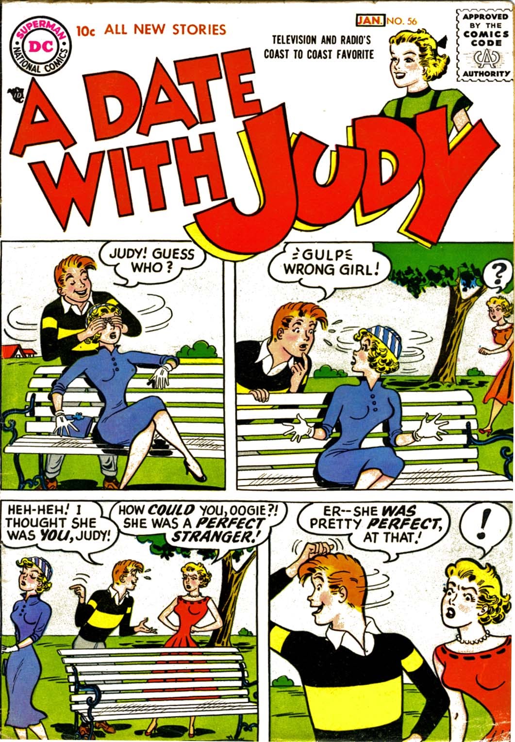 Read online A Date with Judy comic -  Issue #56 - 1