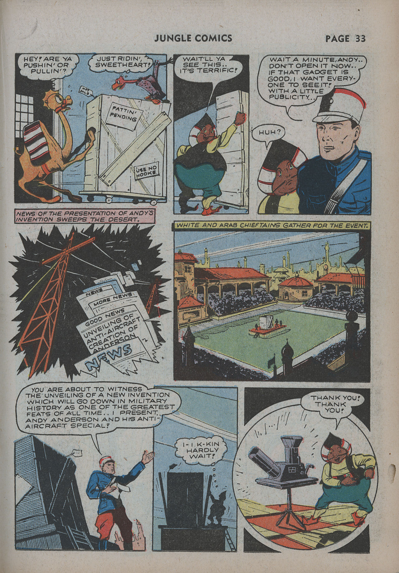 Read online Jungle Comics comic -  Issue #31 - 36