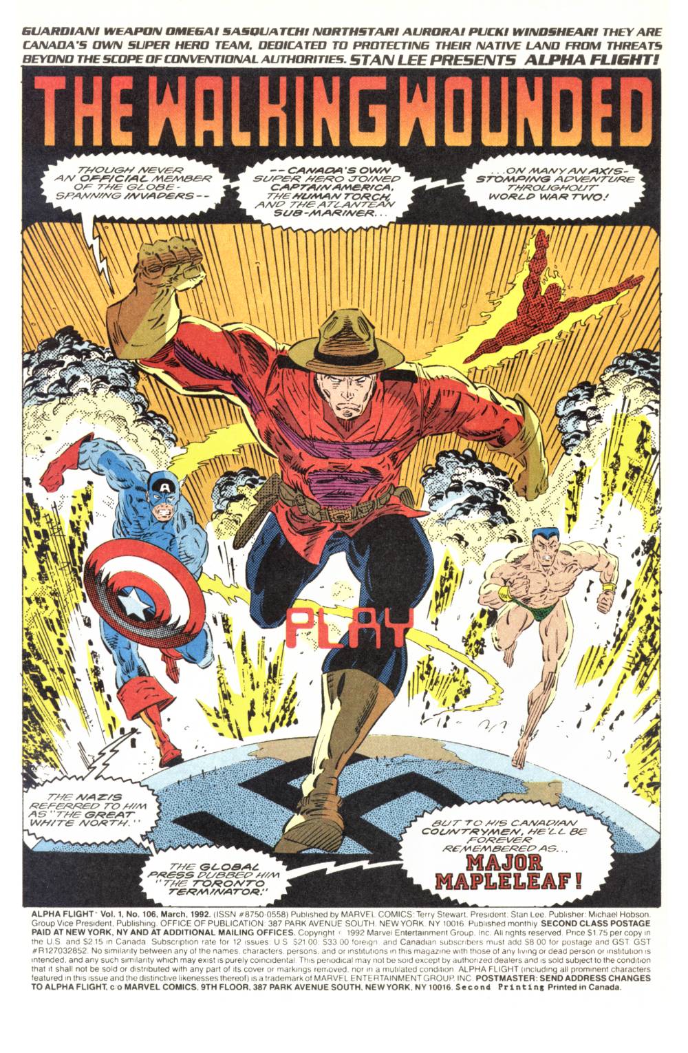 Read online Alpha Flight (1983) comic -  Issue #106 - 2