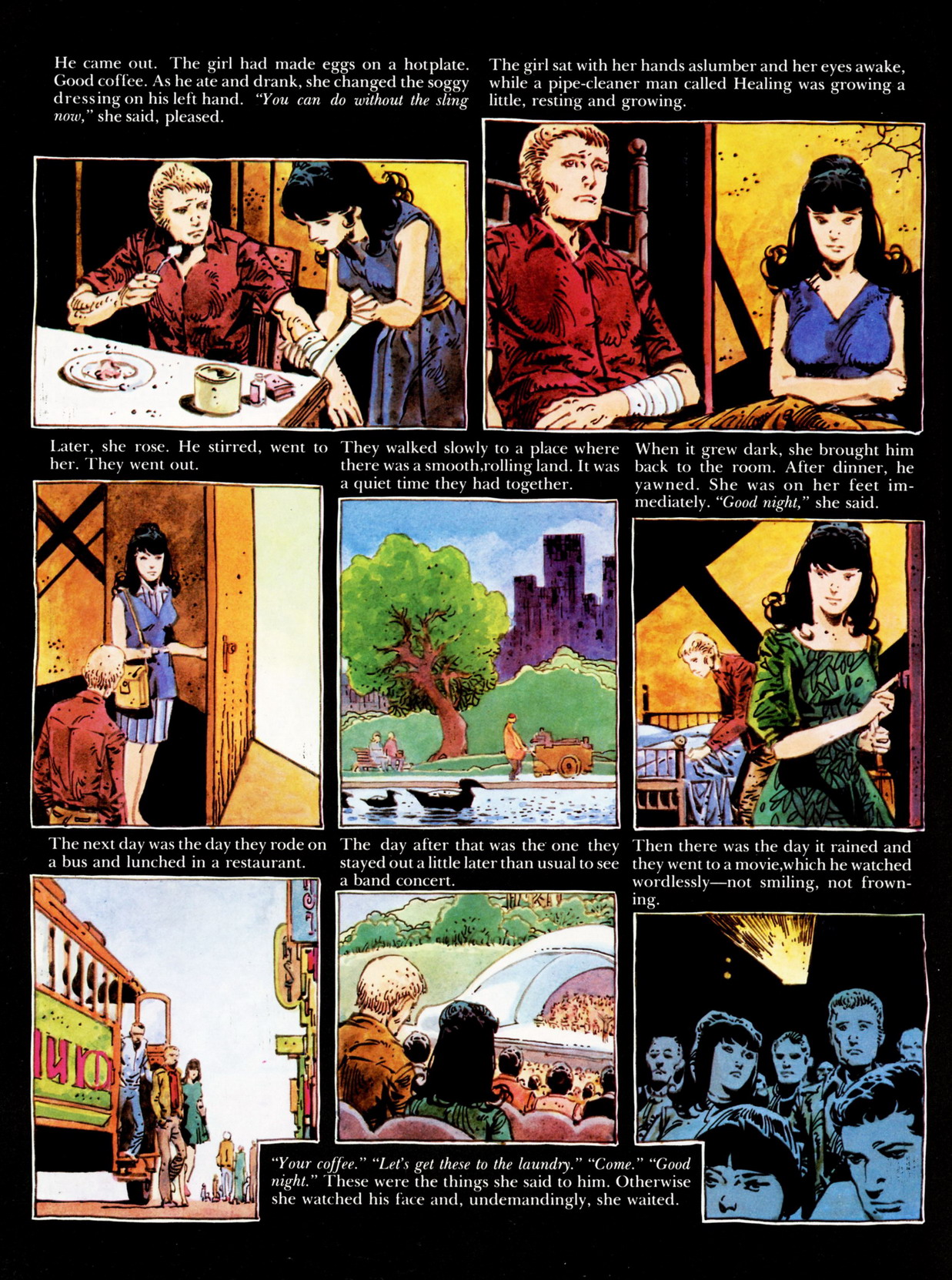 Read online Heavy Metal Presents Theodore Sturgeon's More Than Human comic -  Issue # TPB - 80