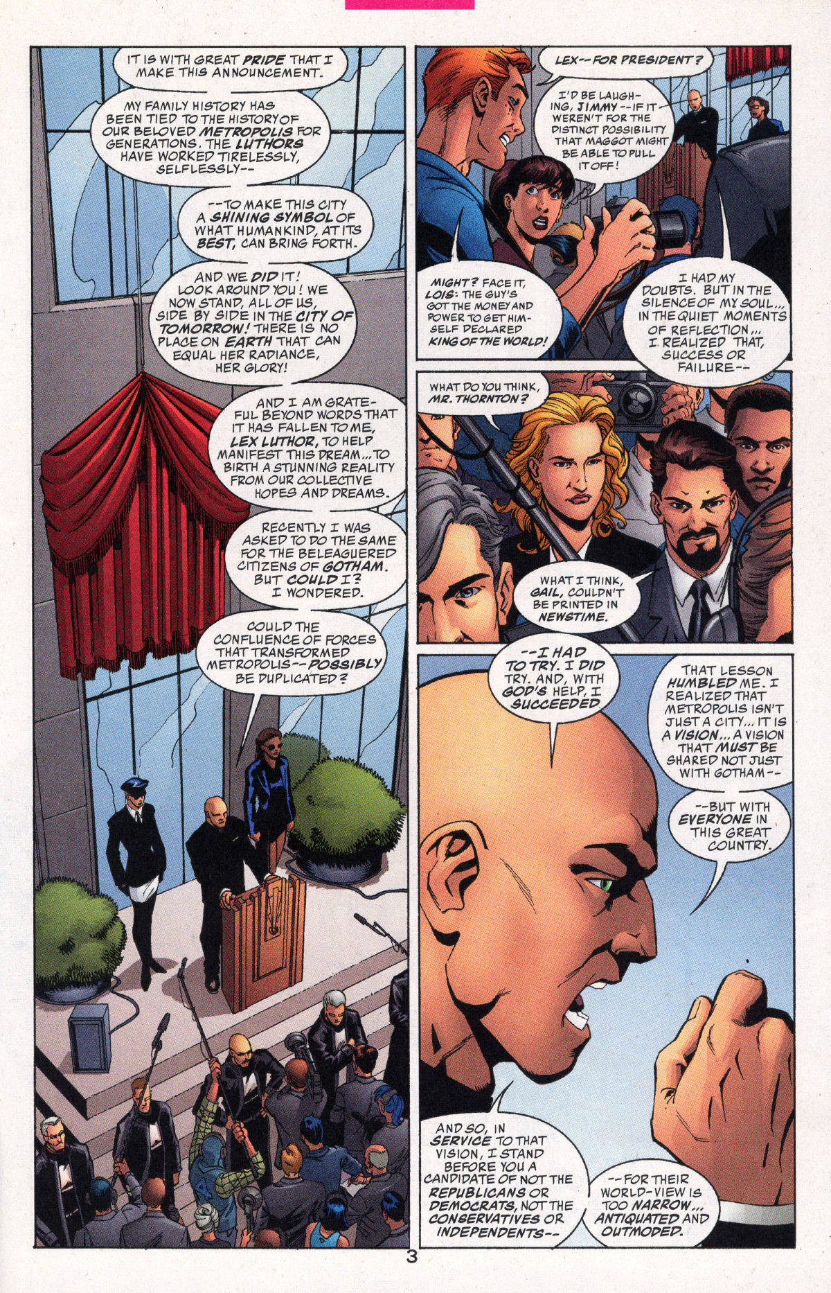 Read online Superman: President Lex comic -  Issue # TPB - 17