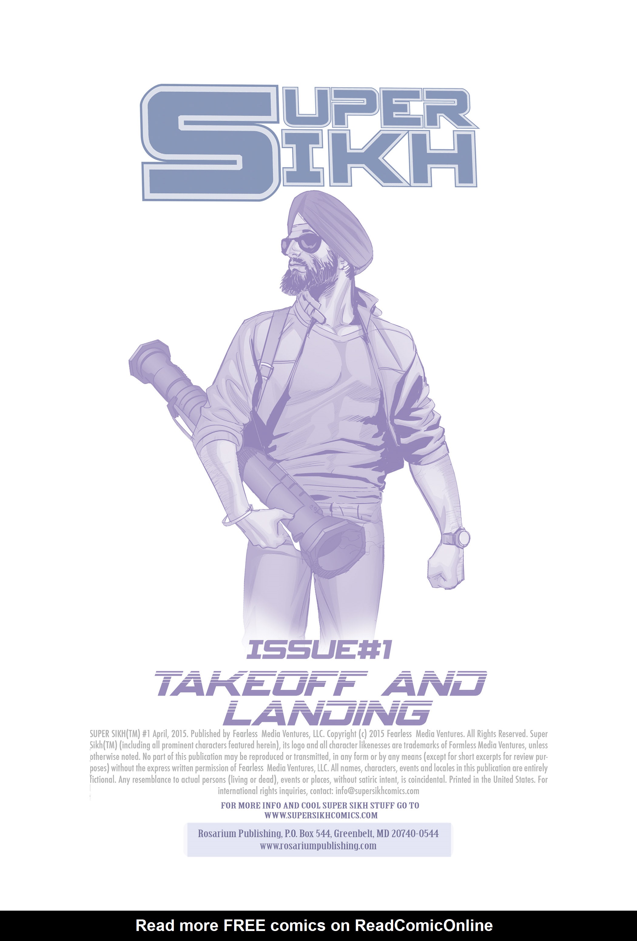 Read online Super Sikh comic -  Issue #1 - 2