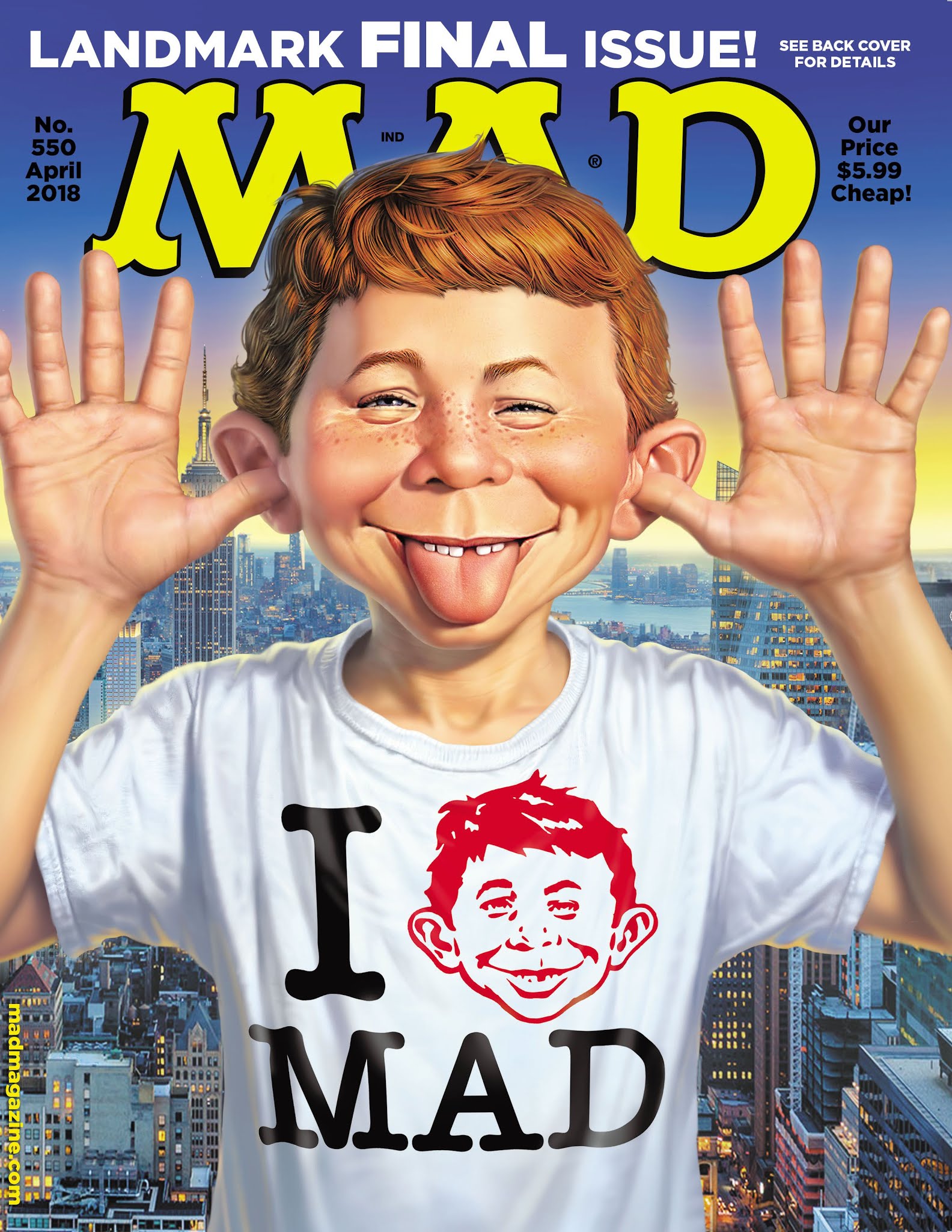 Read online MAD comic -  Issue #550 - 1