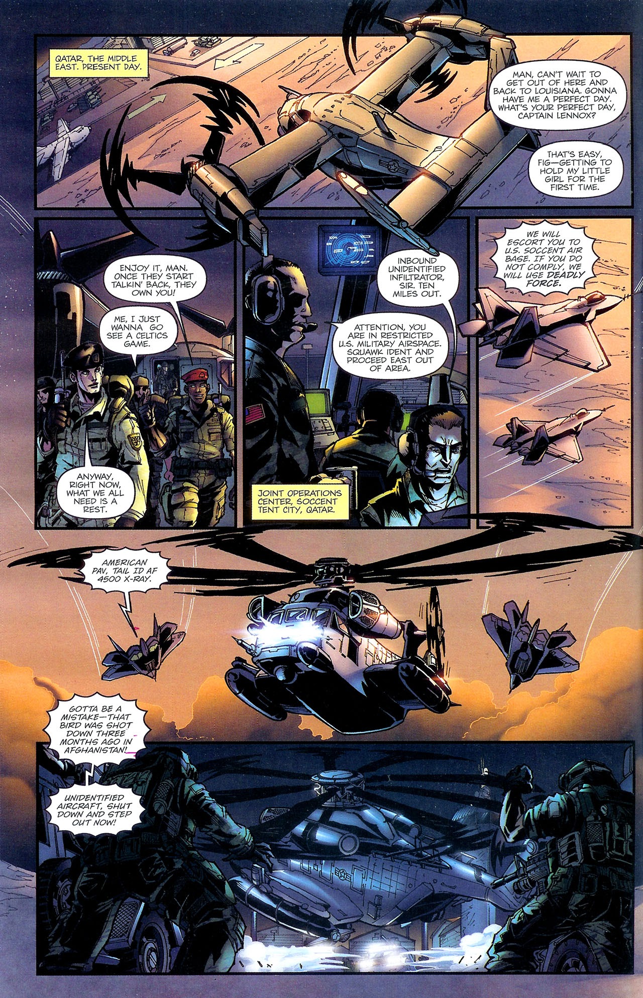 Read online Transformers: The Movie Adaptation comic -  Issue #1 - 6