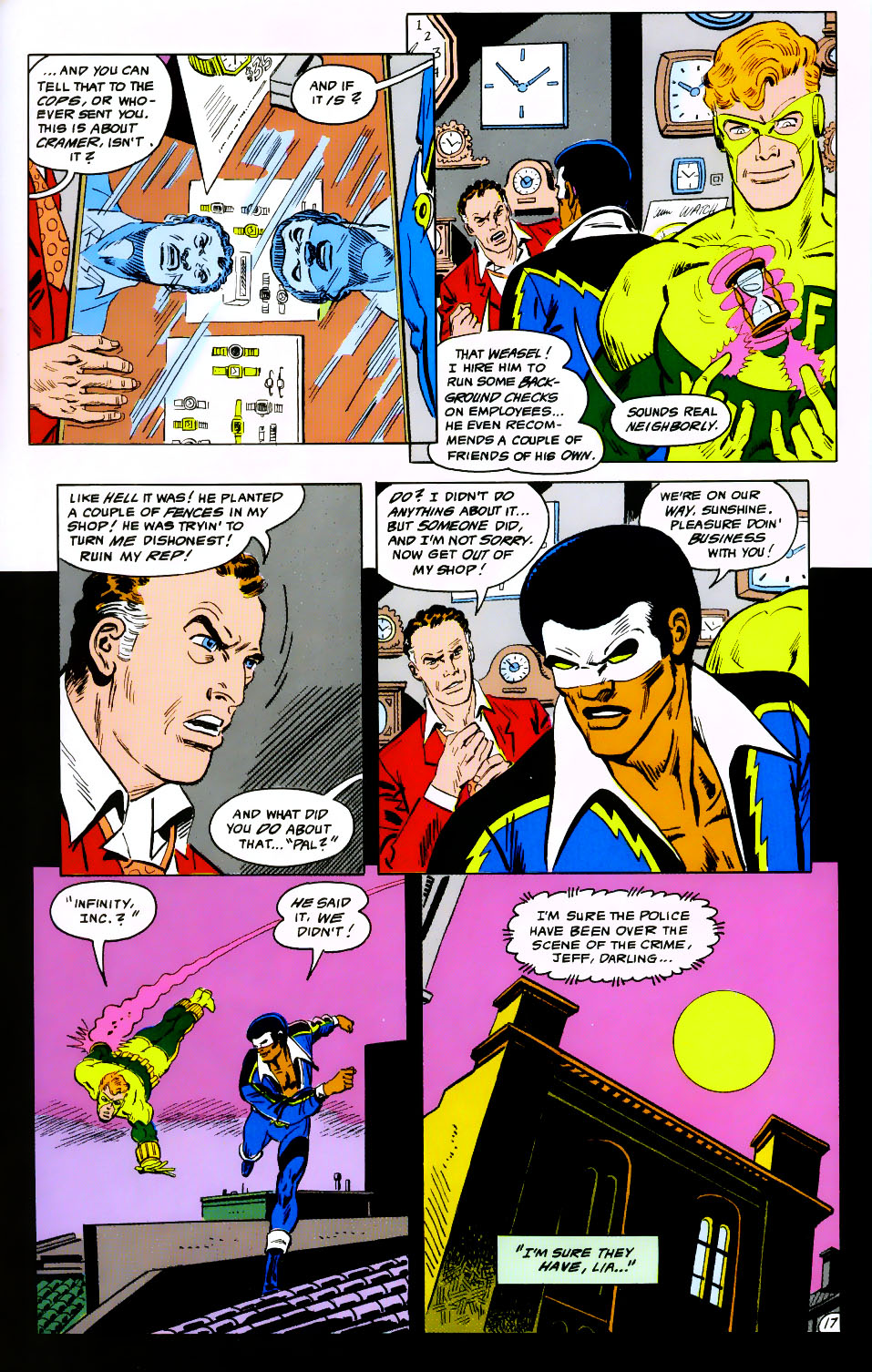Read online The Outsiders (1985) comic -  Issue #14 - 18