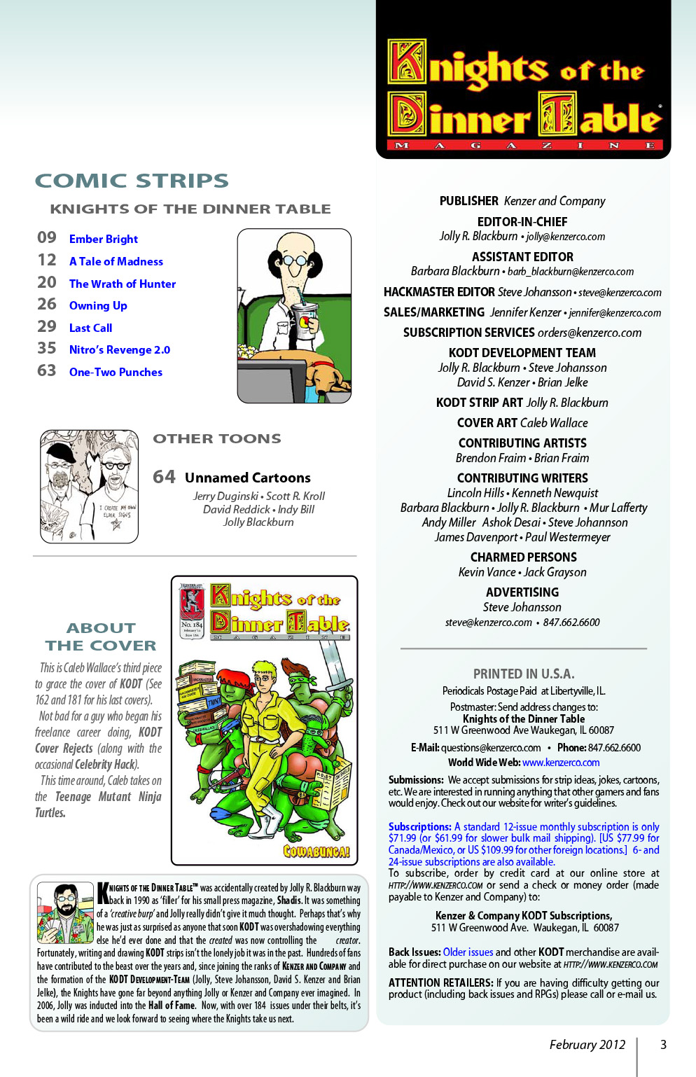 Read online Knights of the Dinner Table comic -  Issue #184 - 5