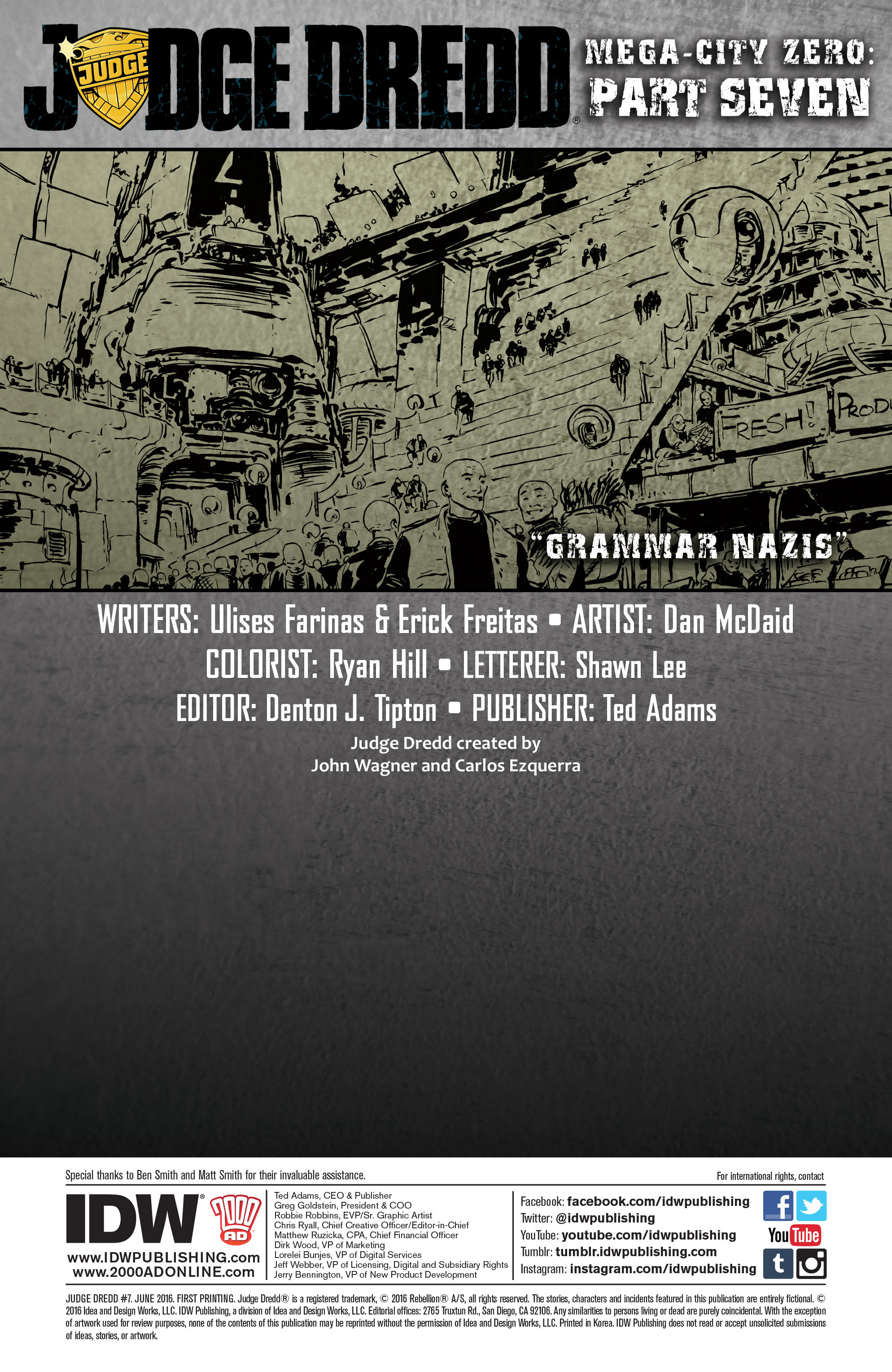 Read online Judge Dredd (2015) comic -  Issue #7 - 2