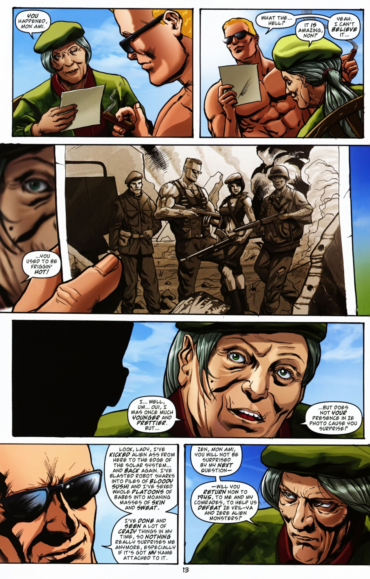 Read online Duke Nukem: Glorious Bastard comic -  Issue #1 - 17