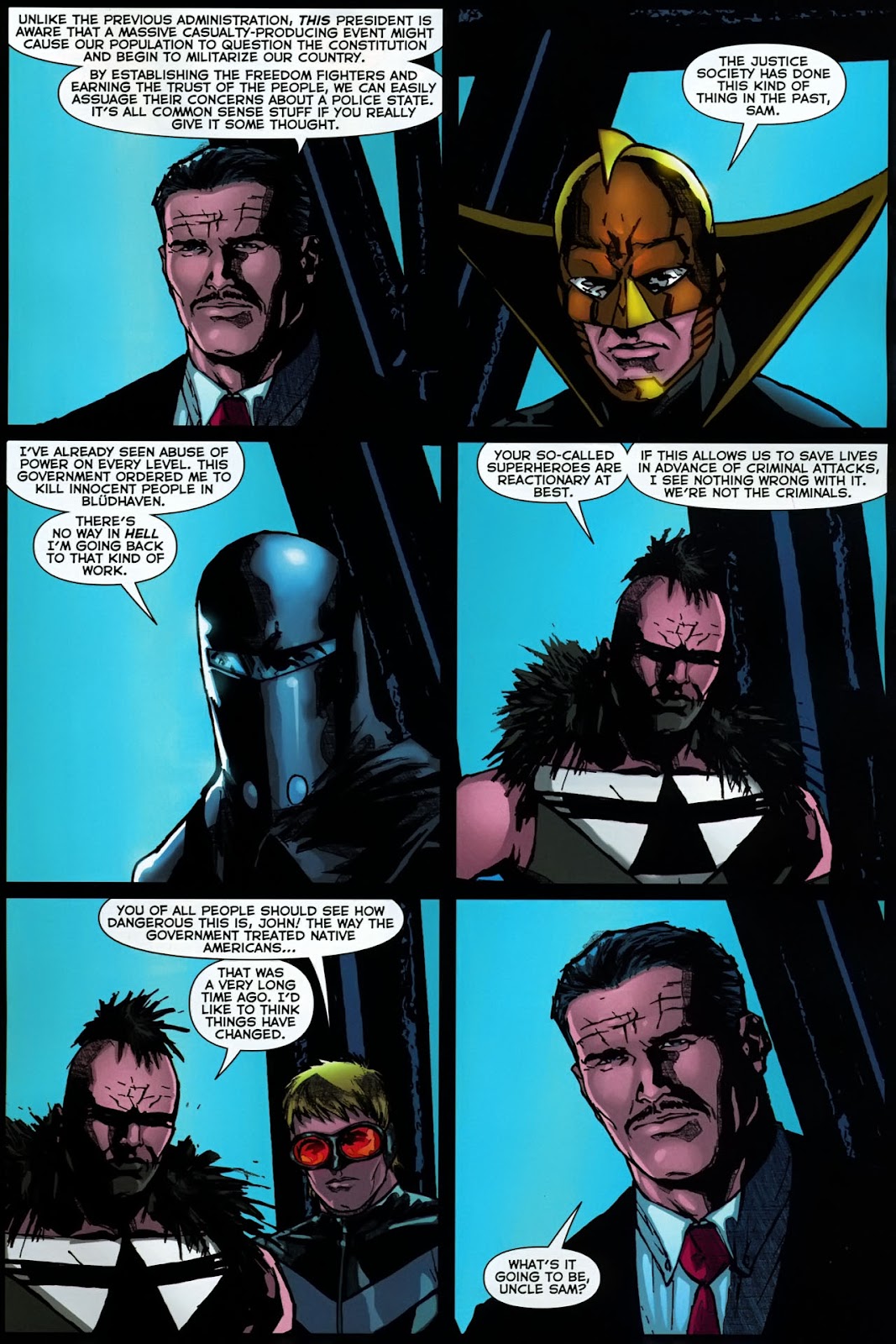Uncle Sam and the Freedom Fighters (2007) issue 1 - Page 18