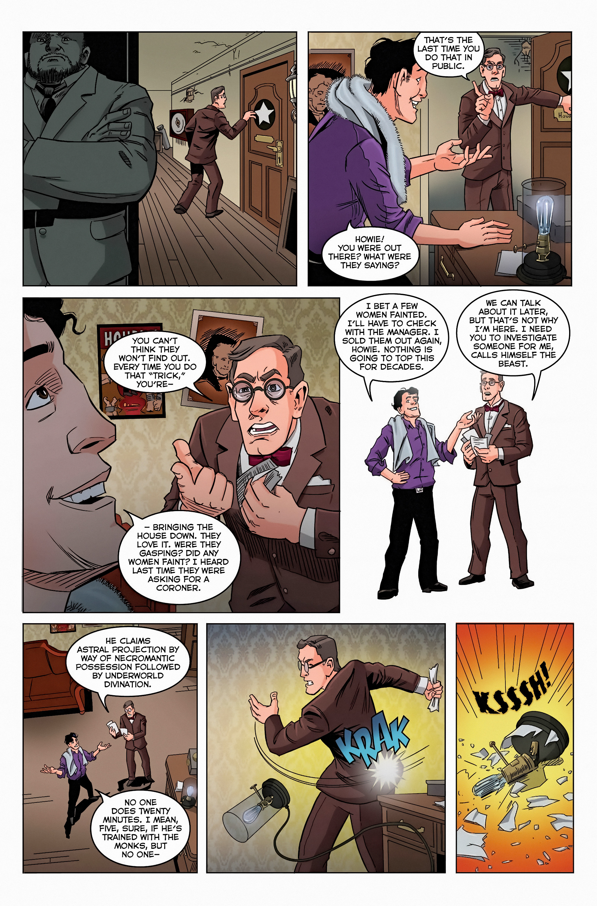 Read online Herald: Lovecraft and Tesla comic -  Issue #1 - 11