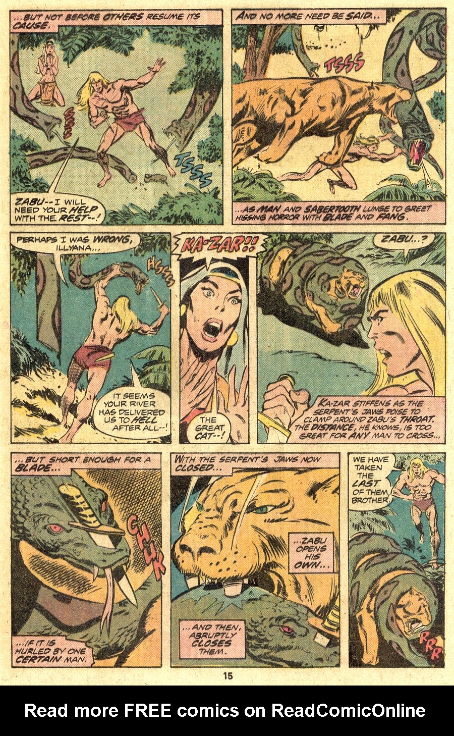 Read online Ka-Zar comic -  Issue #11 - 10