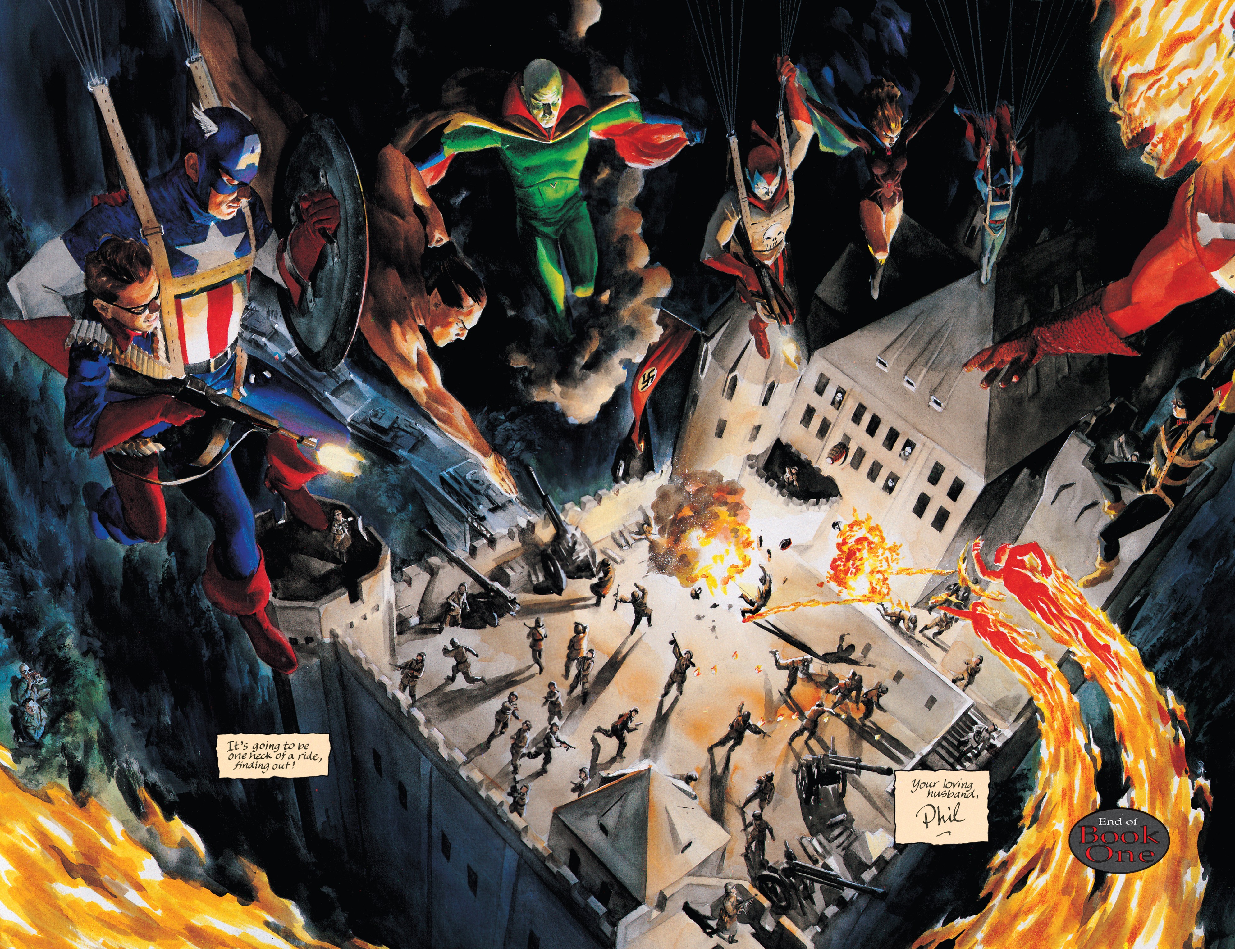 Read online Marvels Annotated comic -  Issue #1 - 56