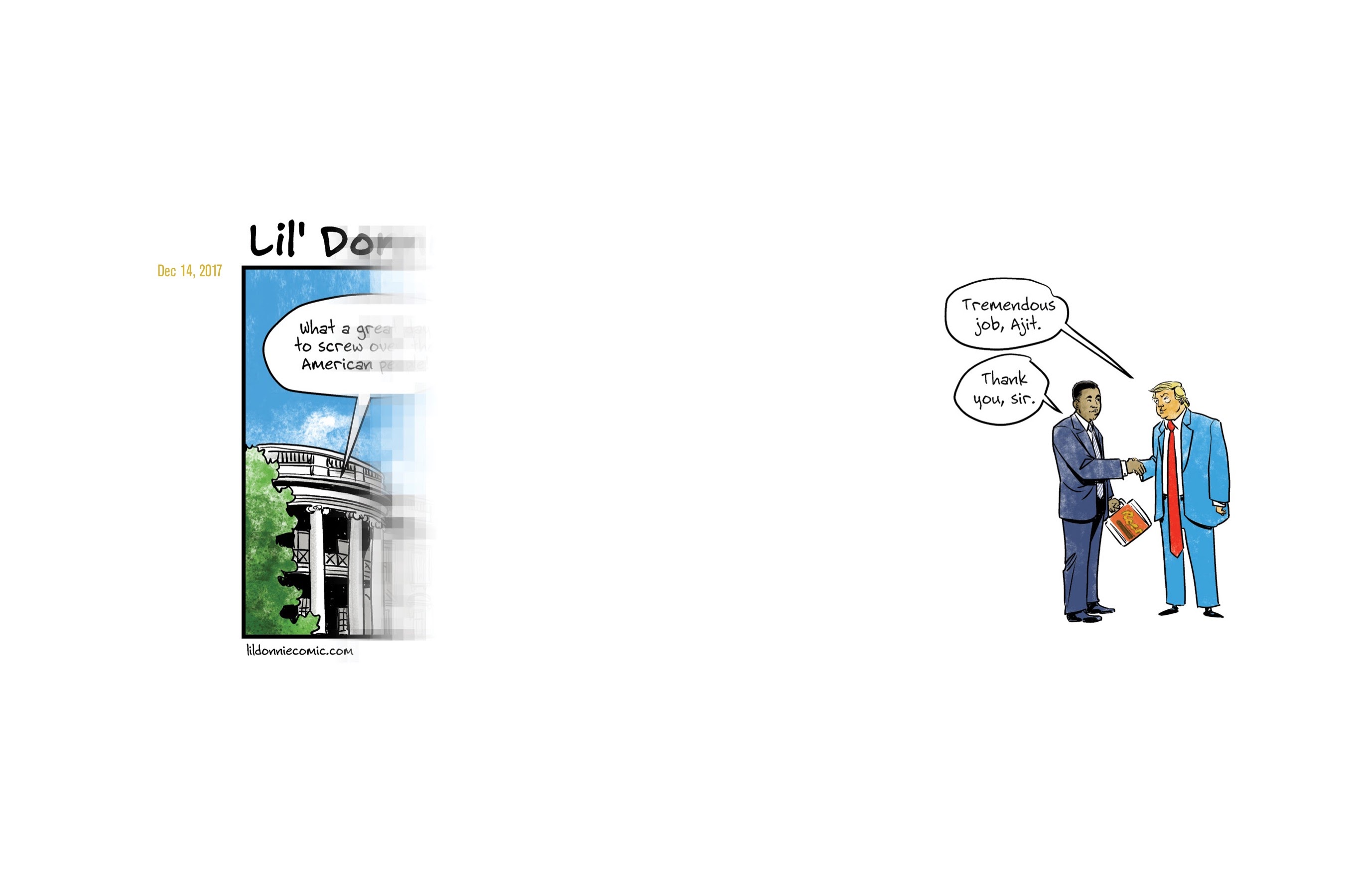 Read online Lil' Donnie: Executive Privilege comic -  Issue # TPB - 64