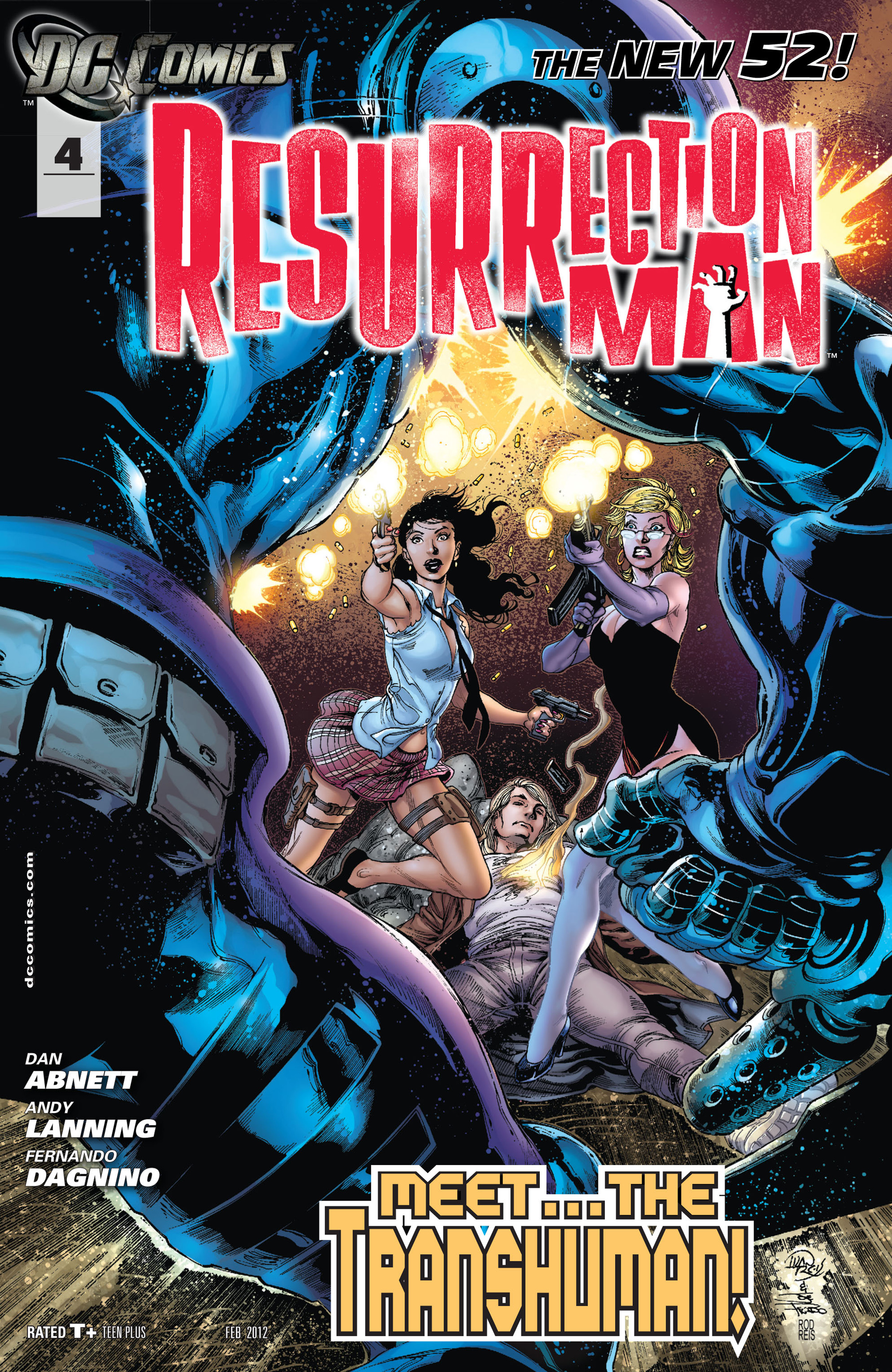 Read online Resurrection Man (2011) comic -  Issue #4 - 1