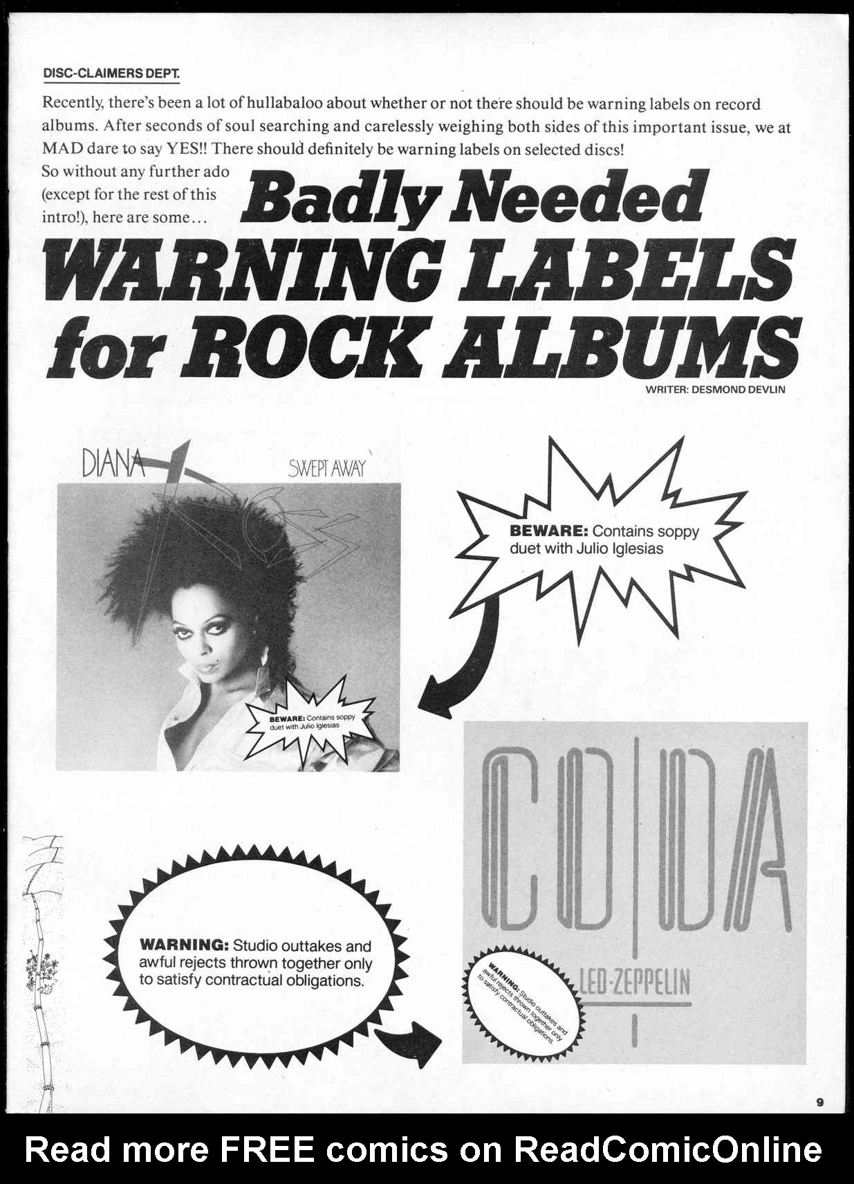 Read online MAD comic -  Issue #262 - 11