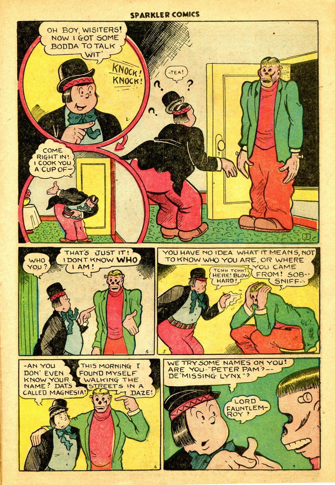 Read online Sparkler Comics comic -  Issue #32 - 37